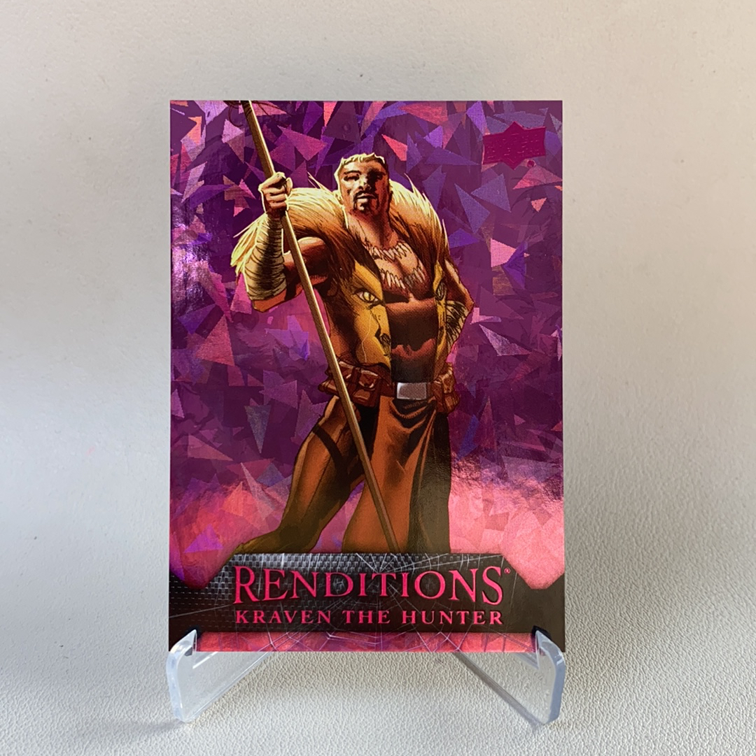 【弈卡代拍】2024 Upper Deck 漫威 Spider-man蜘蛛侠 演绎 人物特卡 紫碎冰折 猎人克莱文 KRAVEN 127/199编 品相如图 凑套必备 老总