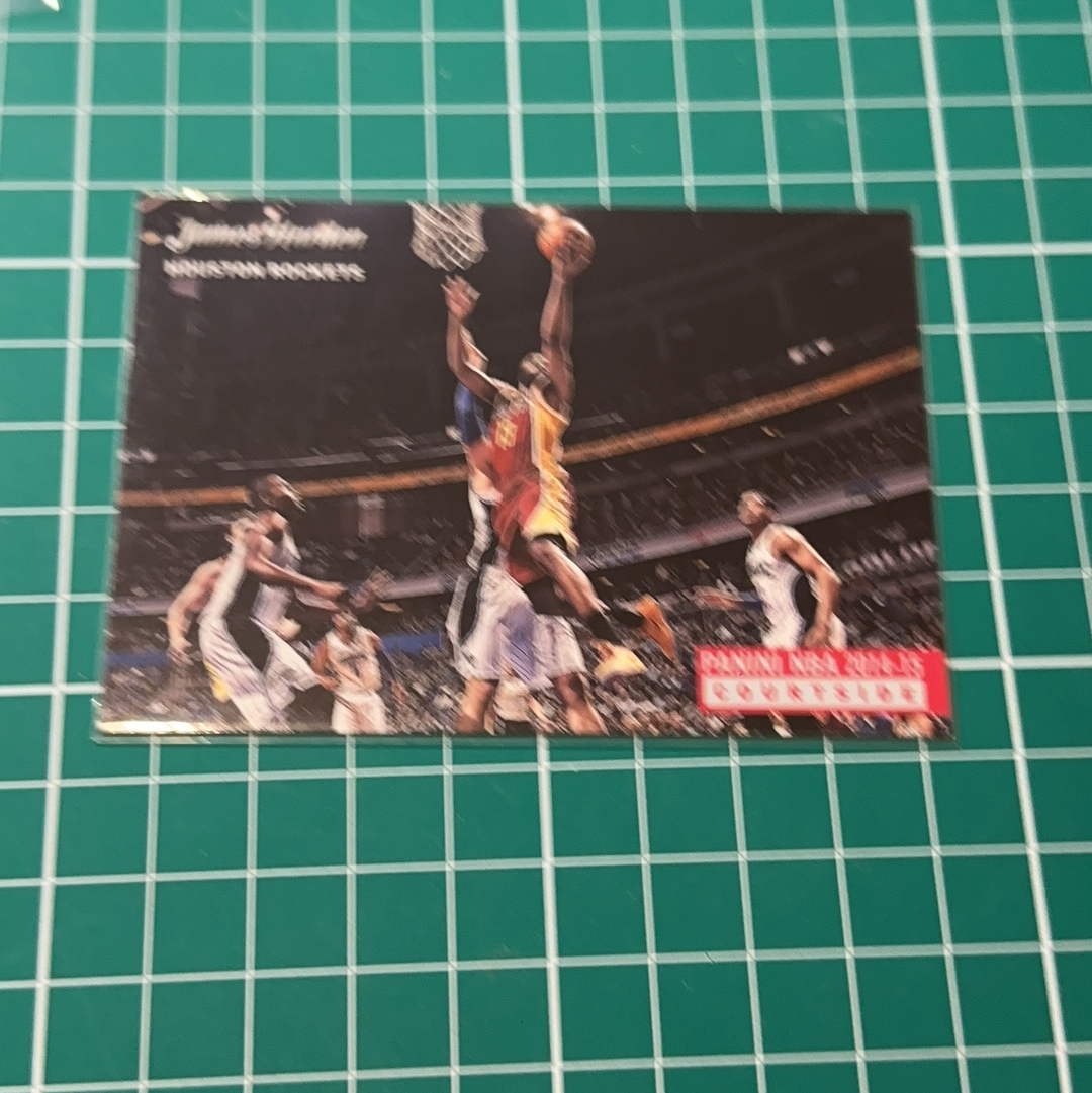 2014-15 Panini Americana James Harden S.p.a. 詹姆斯哈登 大胡子 场边courtside横版特卡 精美选图 十年老卡 绝版卡 稀有大比例 划痕