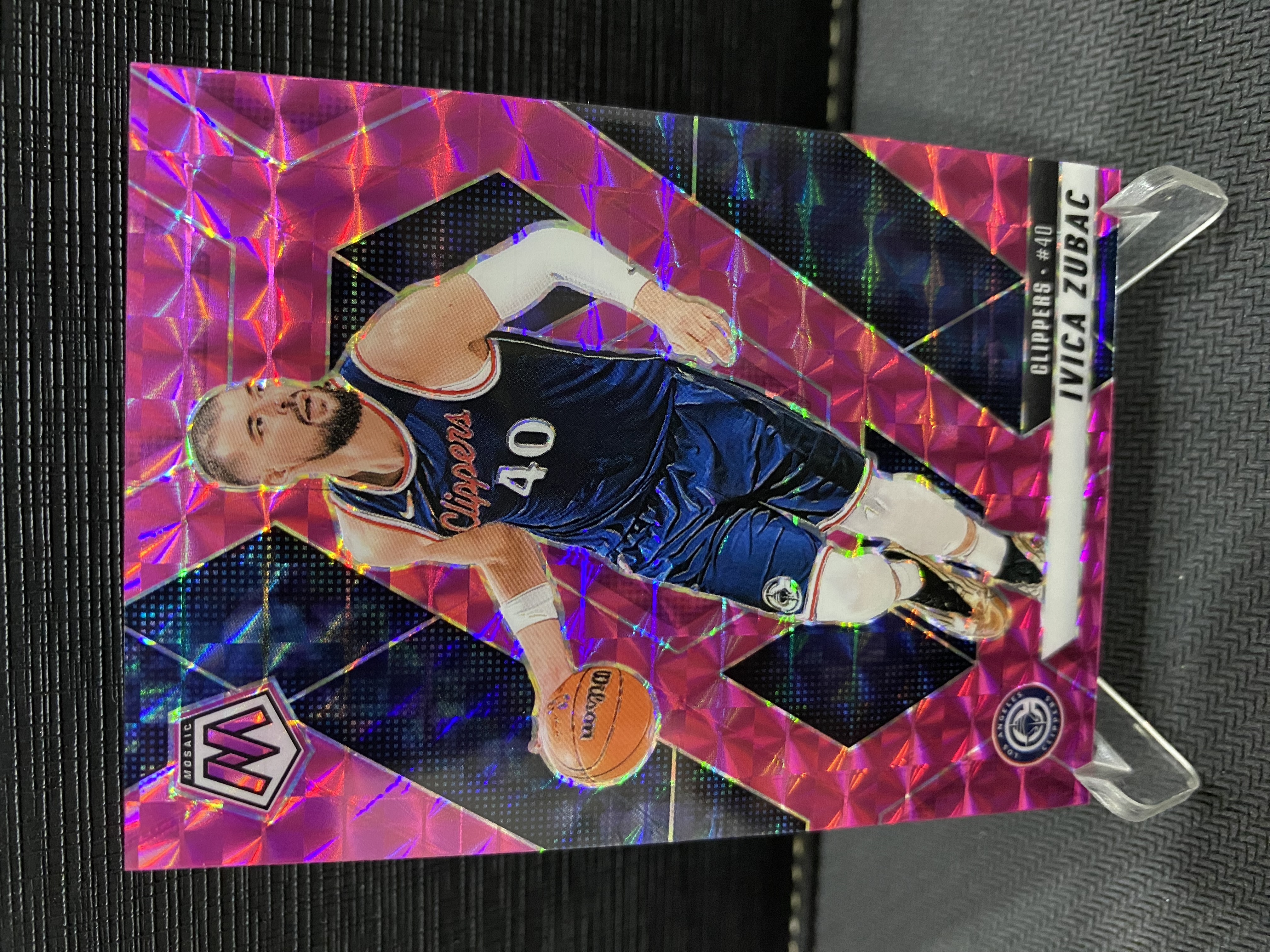 2024-25 Panini Mosaic Jordan Clarkson 马赛克 快船 祖巴茨 折射 粉马赛克折 175编 收藏必备 卡品如图 -老道-【乌苏拍卖】