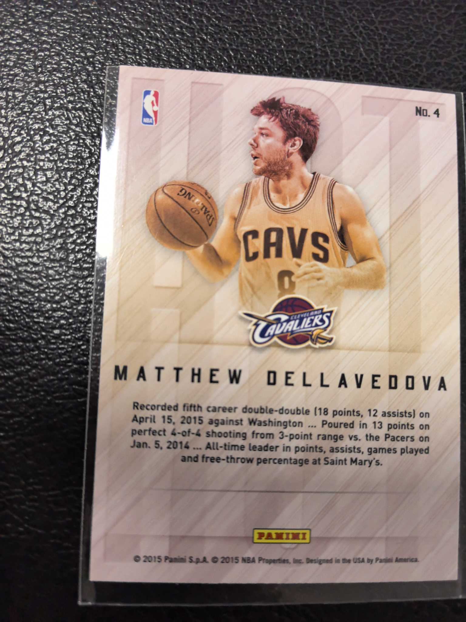 2015-16 德拉维多瓦 骑士 印签 签字 中雅图 panini 10-4