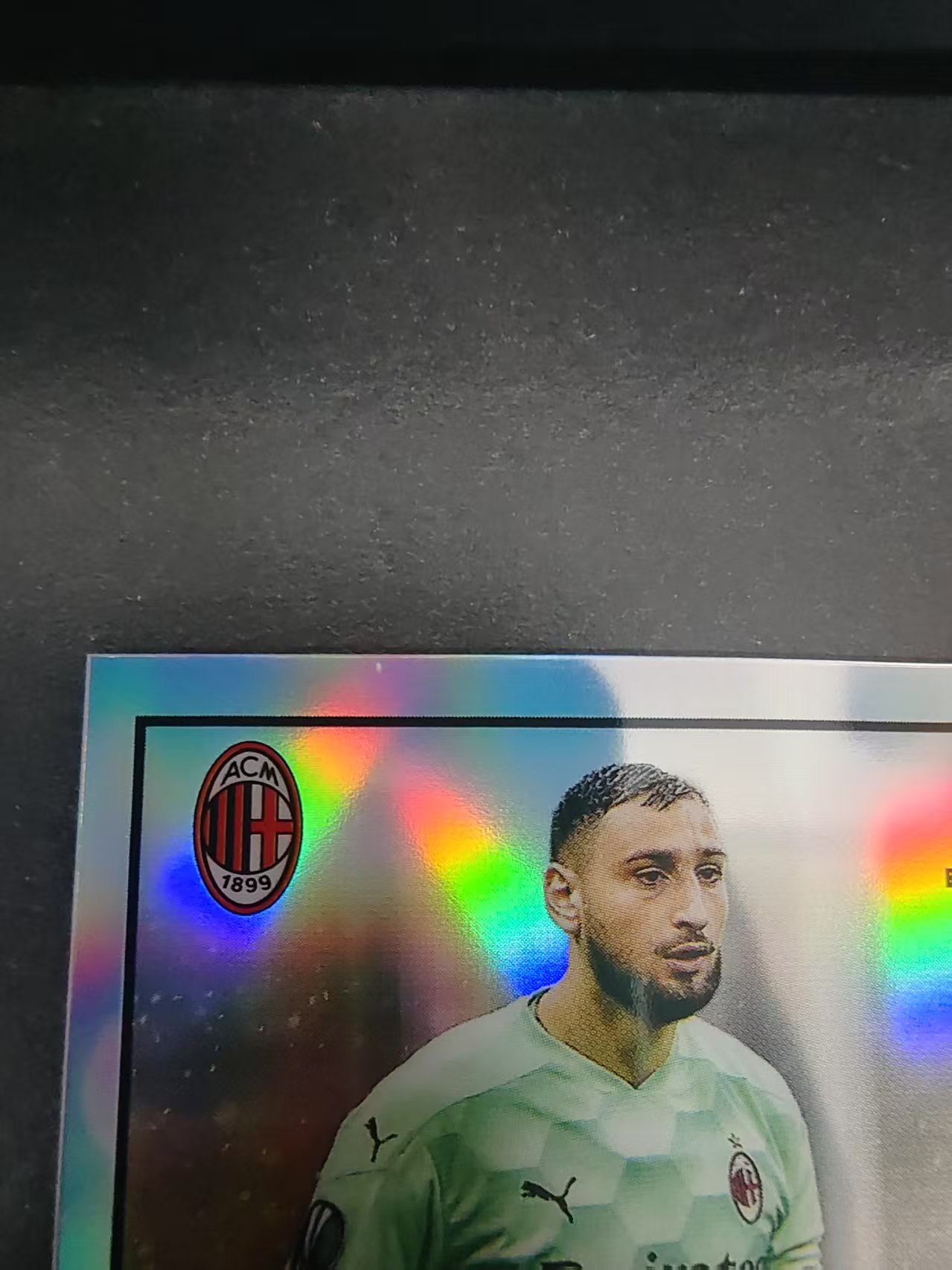 【可合并,不累计】2021 Topps Merlin chrome Gianluigi Donnarumma 欧冠 梅林 多纳鲁马 AC米兰 意大利 大巴黎 银折 #77
