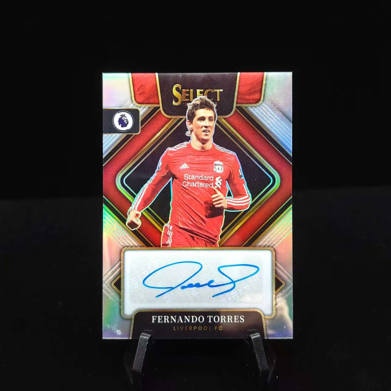 【德基拍卖】2022-23 Panini Select Premier Fernando Torres 英超Select 利物浦 费尔南多 托雷斯 签字 签名 银折 收藏必备 卡品如图 豚12-5