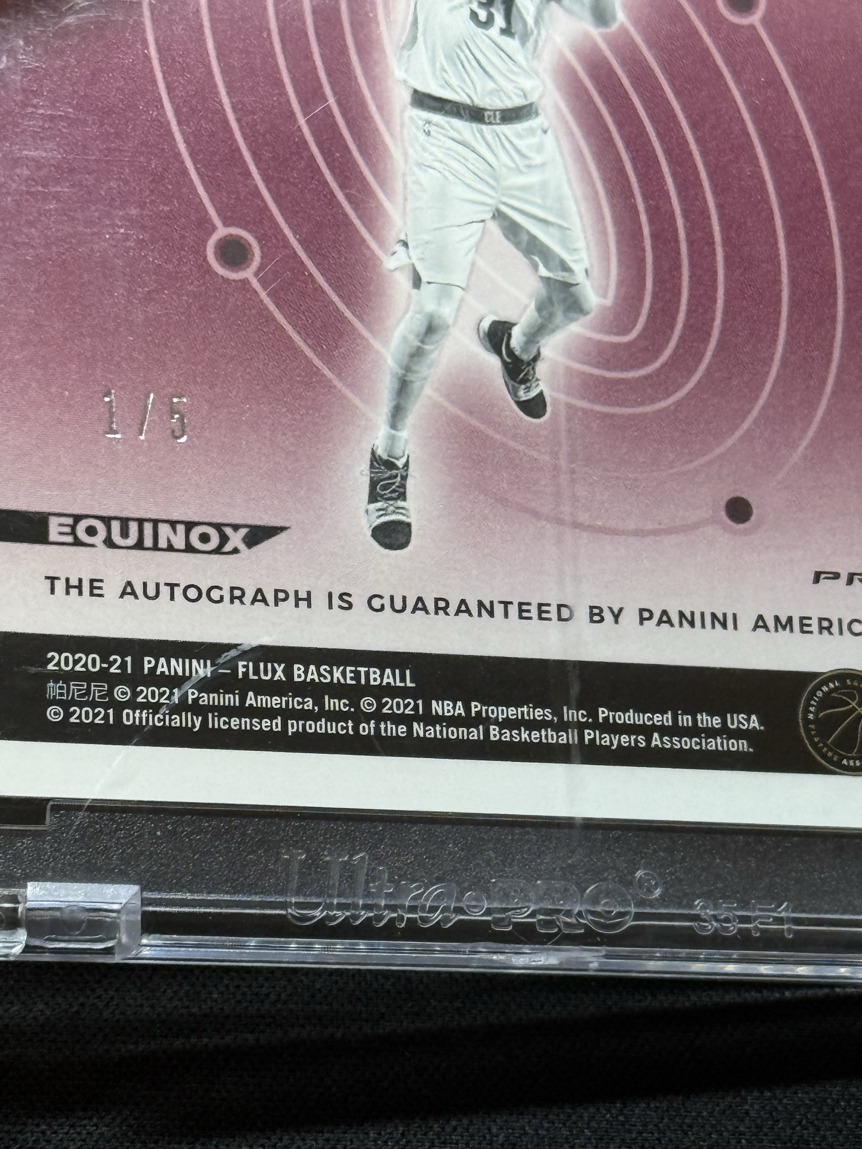 2020-21 Panini Flux Jarrett Allen 【小贝代拍】骑士 贾莱特 阿伦 Equinox签 签字 1/5编 首编 原封砖 超低编 砖瑕疵 拍前看描述 H WAITAK