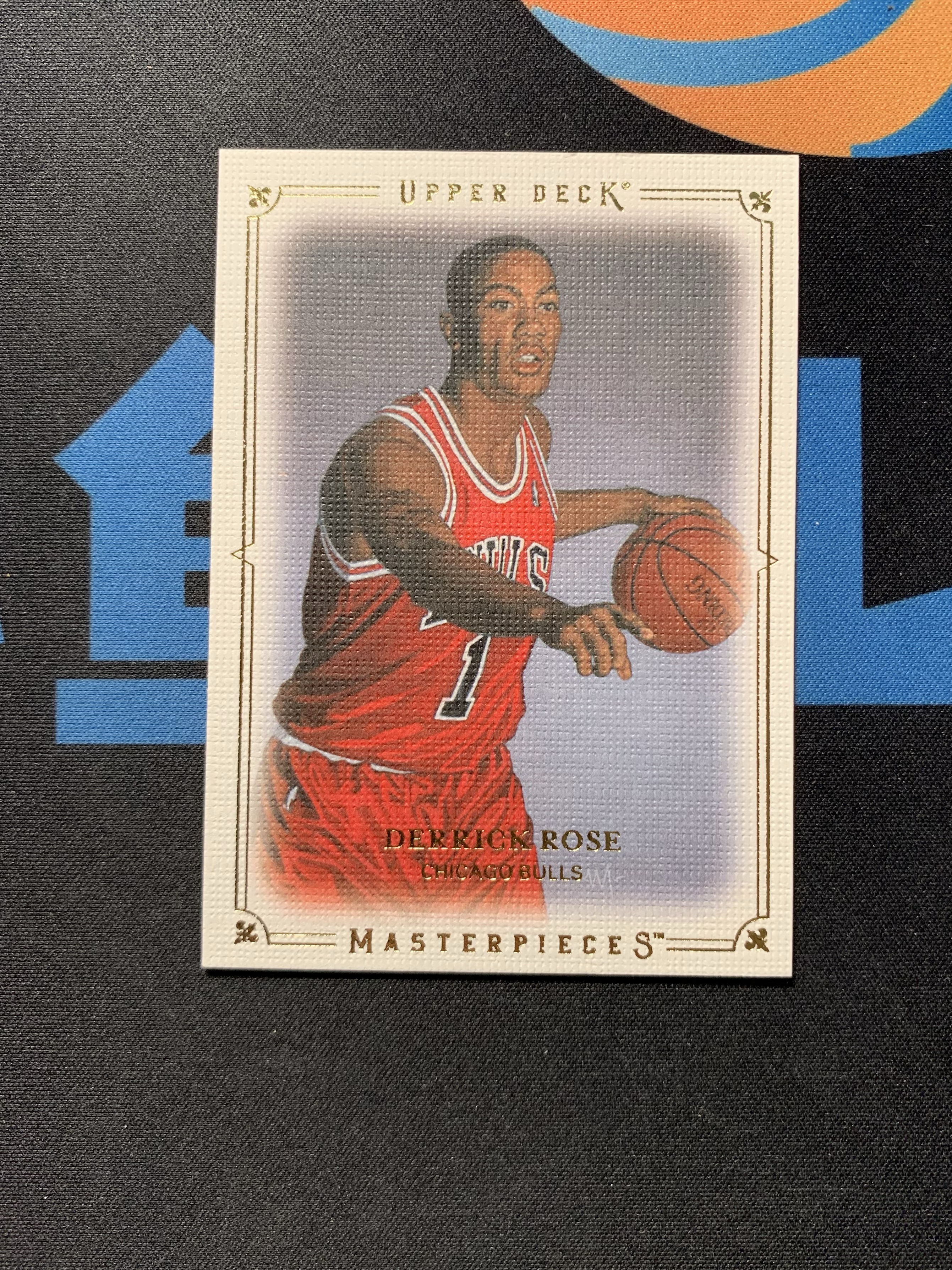 2009-10 Upper Deck Masterpieces Derrick Rose 风城玫瑰 最年轻MVP 德里克 罗斯 油画 专收必备 请仔细阅读描述 小鱼儿ZMJ