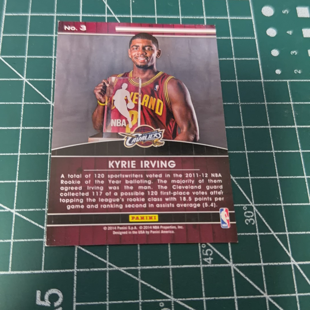 2014-15 Panini Americana Kyrie Irving S.p.a. 凯里欧文 2011-12最佳新秀 捧杯特卡 荣誉特卡 十年老卡 绝版卡 稀有大比例 收藏必备