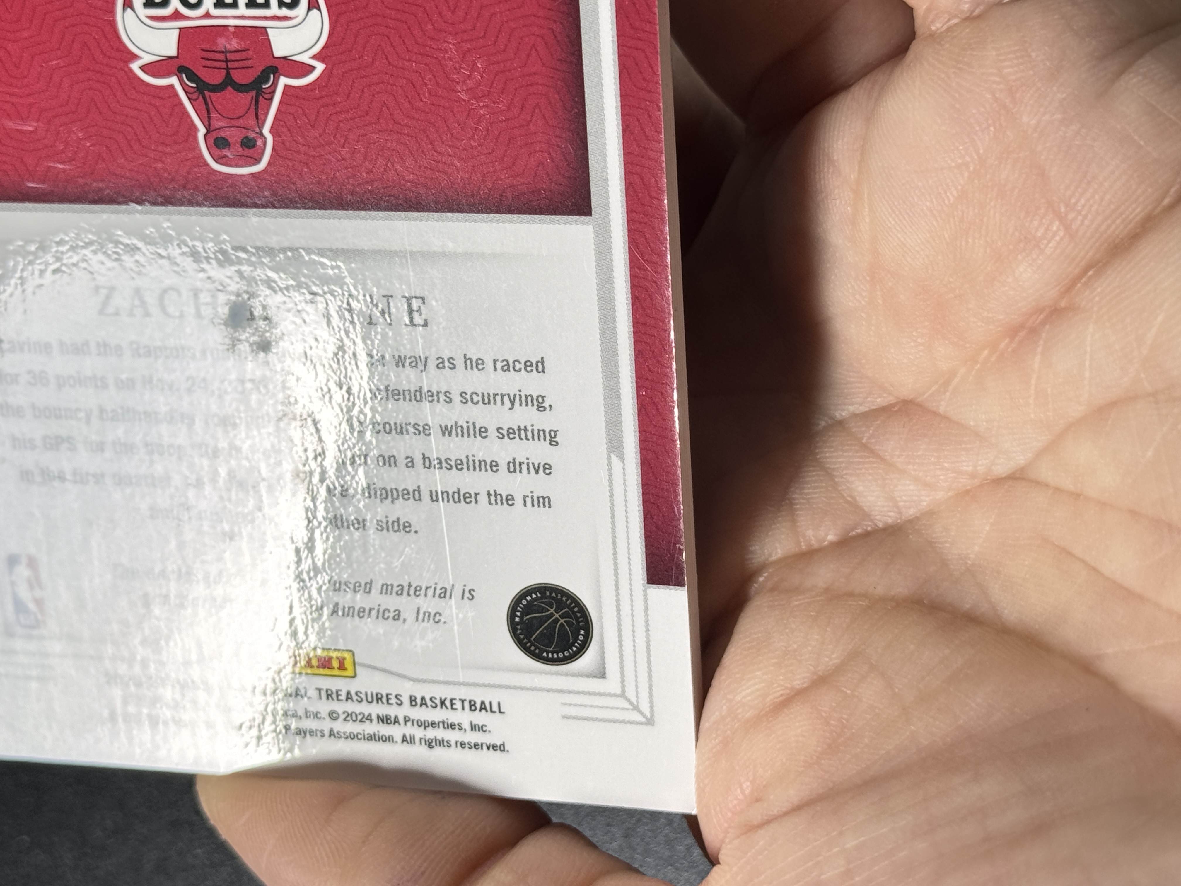 【喷子拍卖】2023-24 National Treasures Zach LaVine 国宝 芝加哥公牛 扣篮王 扎克 拉文 logoman 一编 湖水蓝闪 1of1 大hit卡 GU落场超有价 专收必备 包砖 微瑕看图 AABB