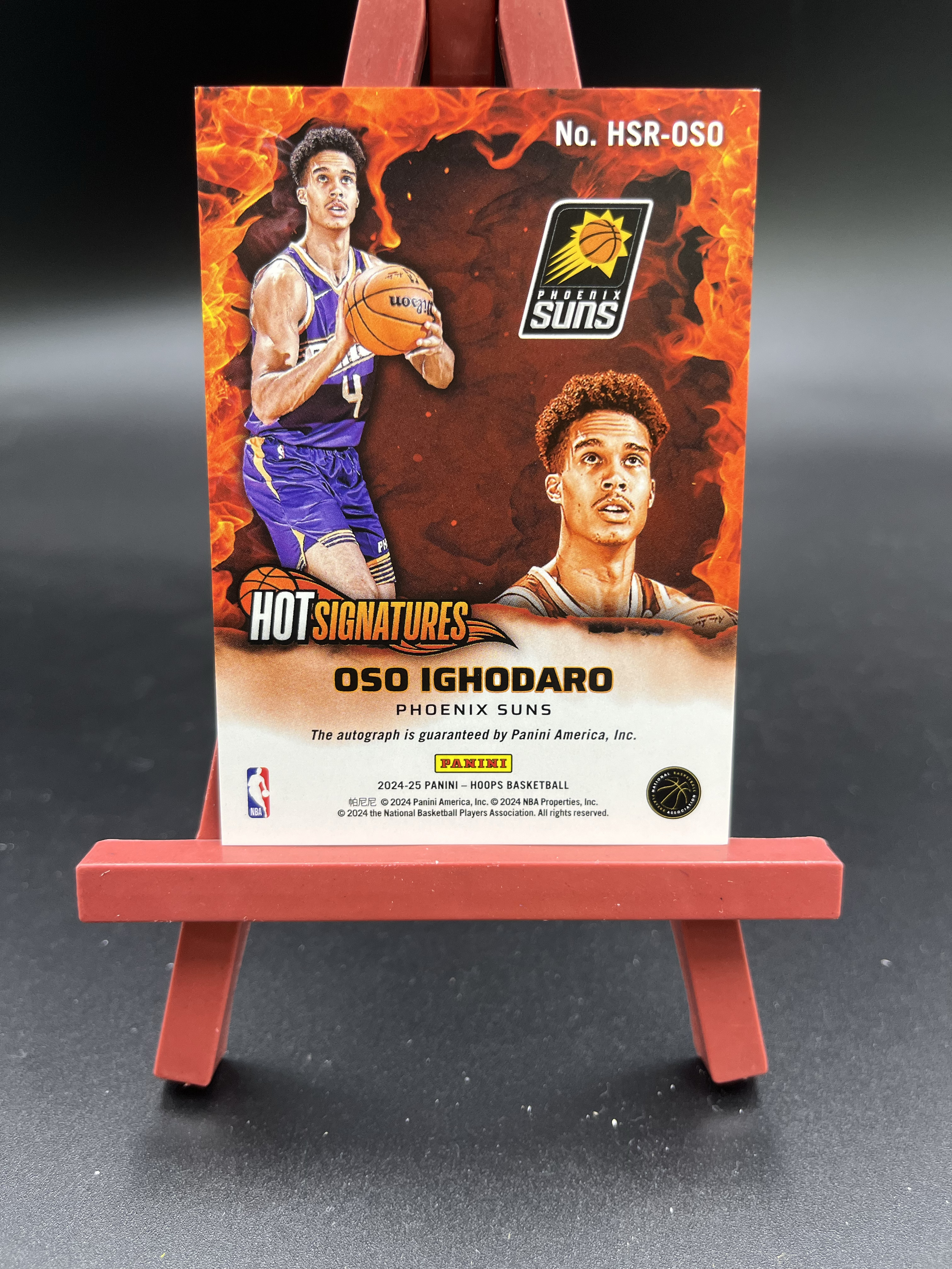2024-25 panini hoops oso ighodaro 太阳 奥索 伊戈达罗 RC 新秀 签字 hot签 折射 卡品如图【优质签字专场】04WZ