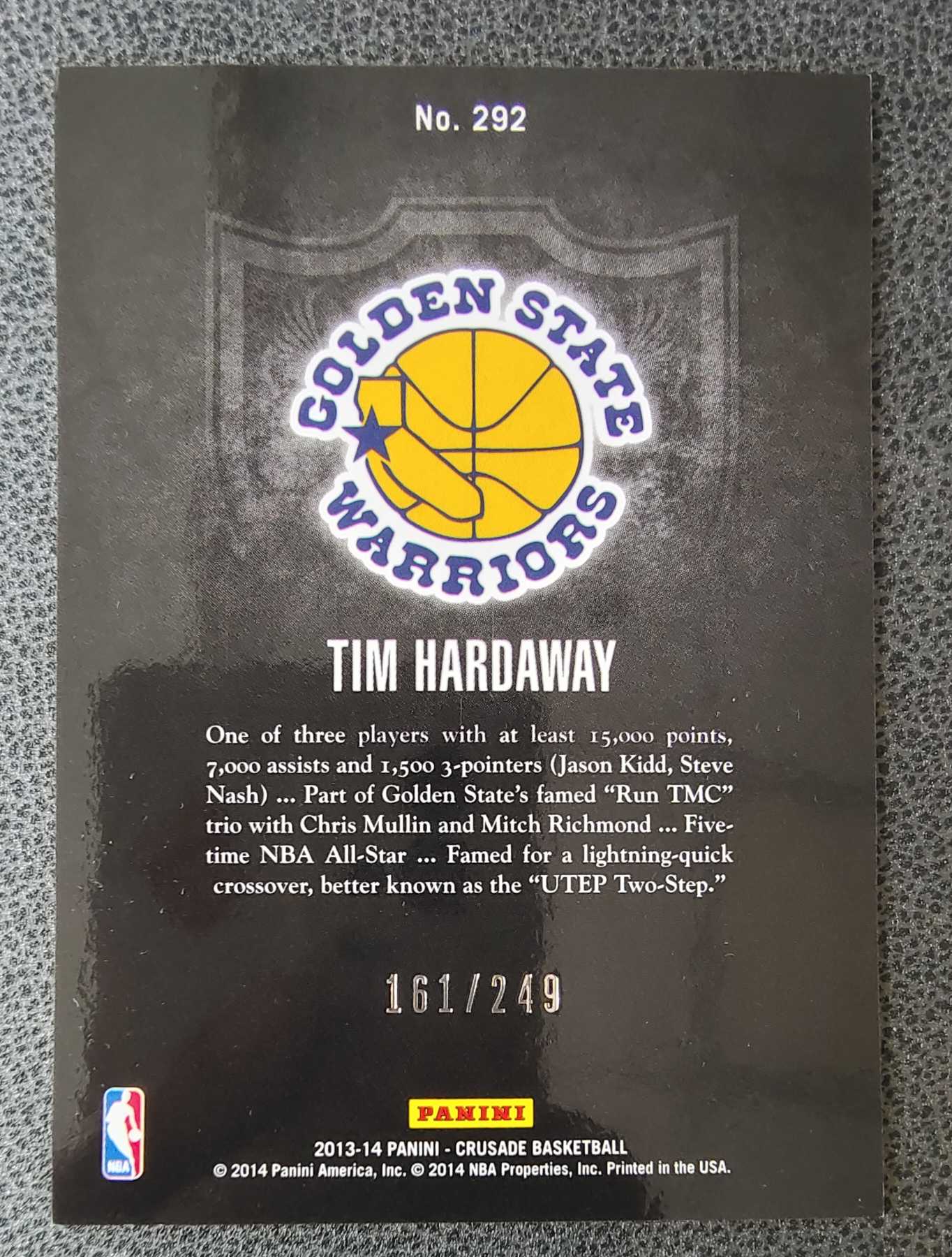 2013-14 Panini Crusade Tim Hardaway 金州 勇士队 蒂姆 哈达威 The Bug(小虫) 小蒂姆·哈达威 Tim Hardaway Jr. 老爹 青折 161/249