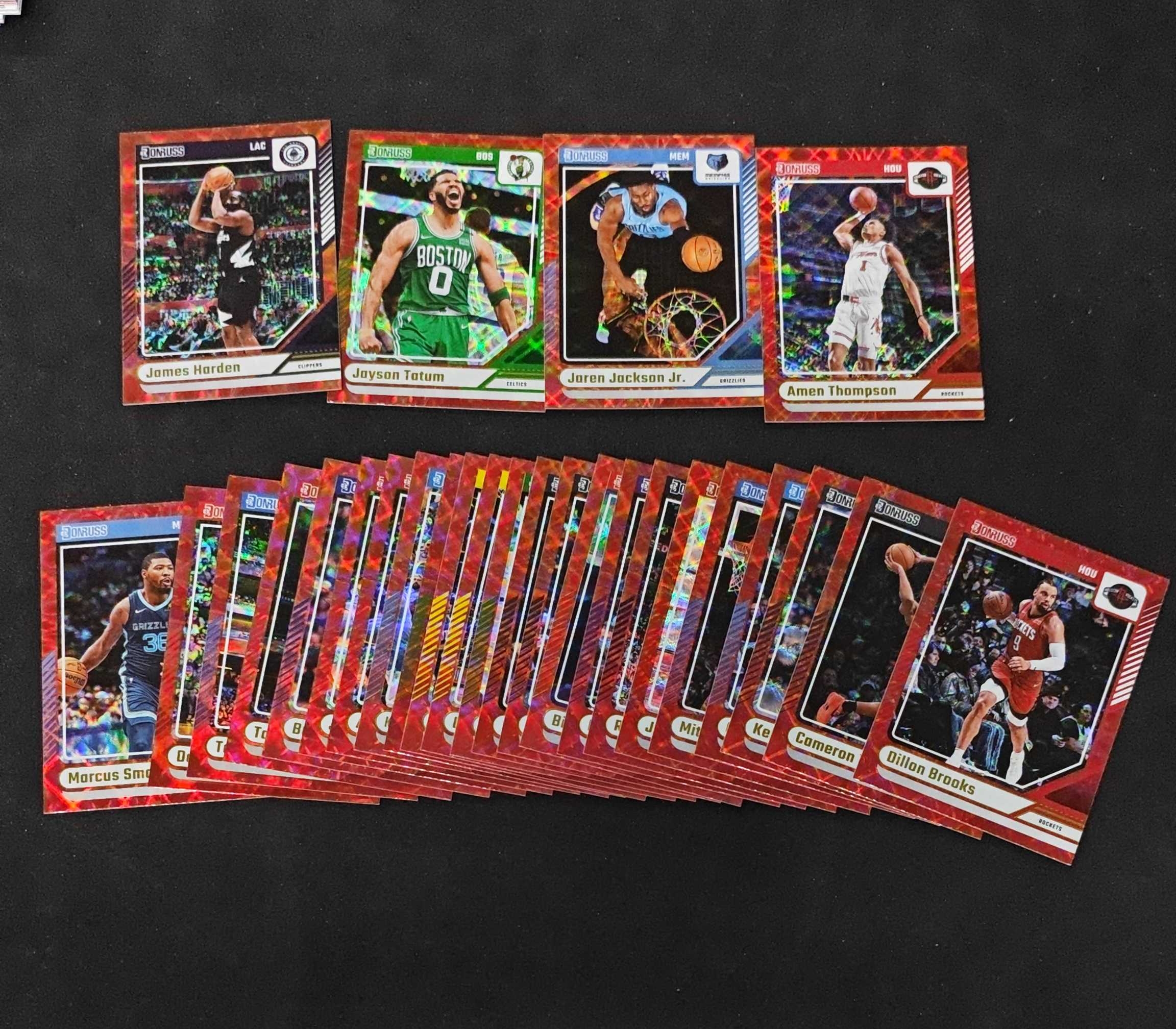 2024-25 Panini Donruss Jayson Tatum 【SC拍卖】杜蕾斯 塔图姆 哈登 阿门汤普森 杰伦杰克逊 斜网折 lot 收藏必备(小骆)