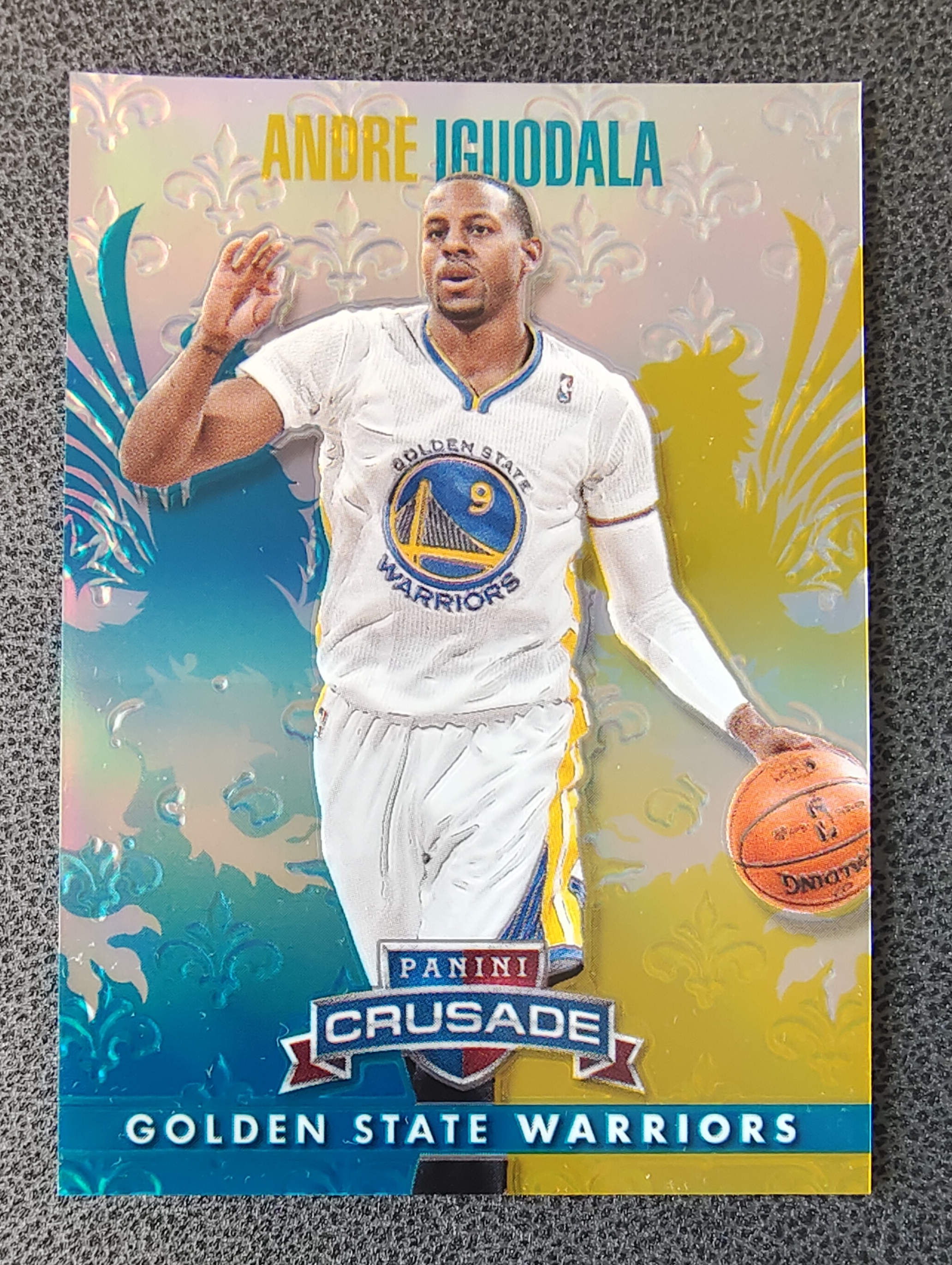 2013-14 Panini Crusade Andre Iguodala 金州 勇士队 安德烈 伊戈达拉 一哥 十字军 青折 068/249 勇士总冠军拼图