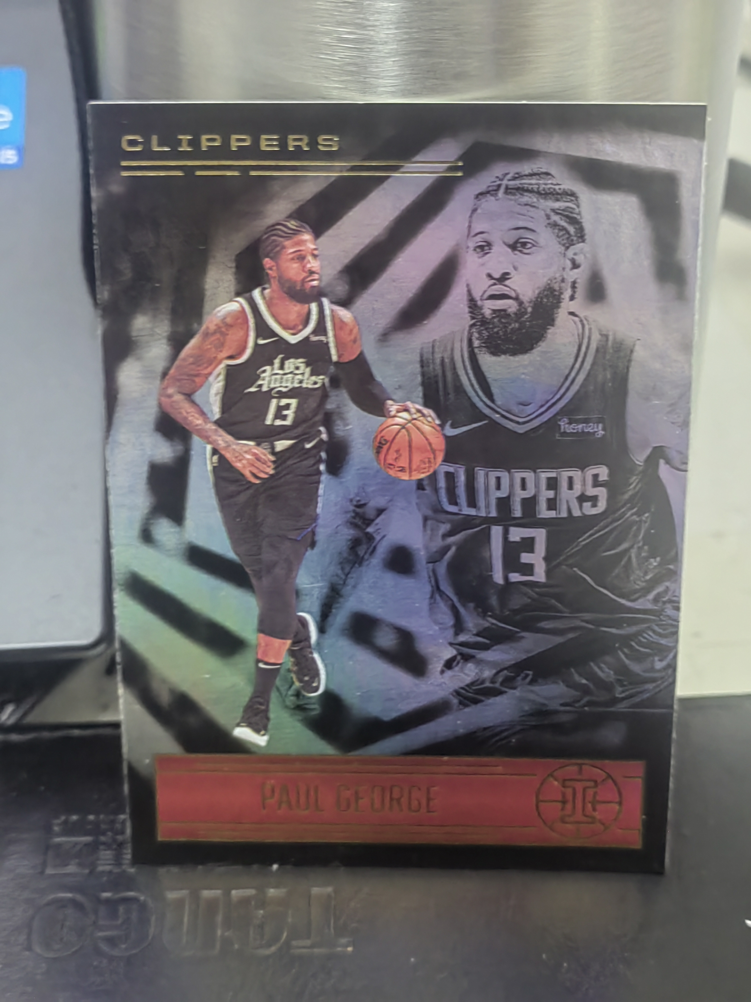 2020-21 Panini Illusions Paul George 幻想 保罗 乔治 快船 篮 白边白角 不保卡品 卡品如图