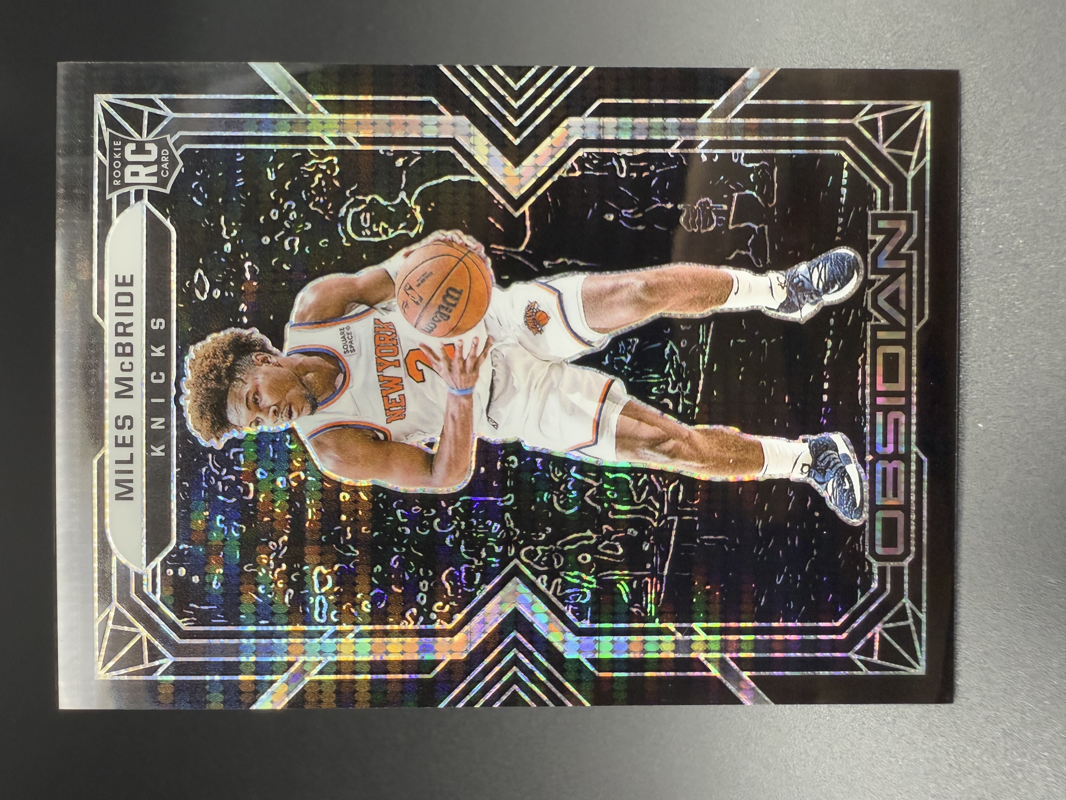2021-22 Panini Obsidian Miles McBride RC 【湖水蓝拍卖】迈尔斯 麦克布莱德 尼克斯 黑曜石 BASE 折射 专收必备 未来可期 卡品如图 ZG