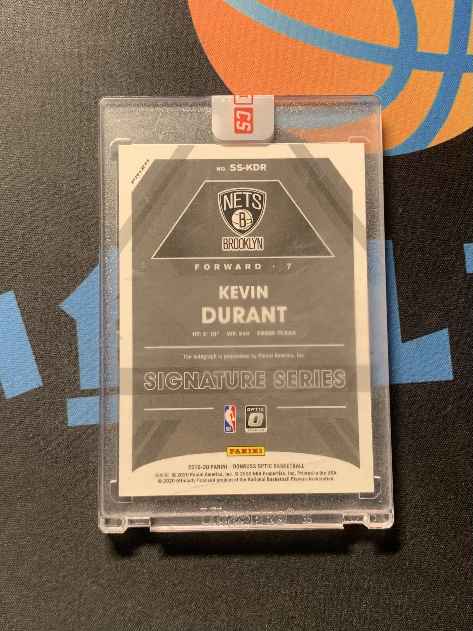 2019-20 Panini Optic Kevin Durant 篮网火箭 死神 凯文 杜兰特 签字 卡签 迷宫折 Mojo折射美如画 仔细阅读描述 小鱼儿BLM