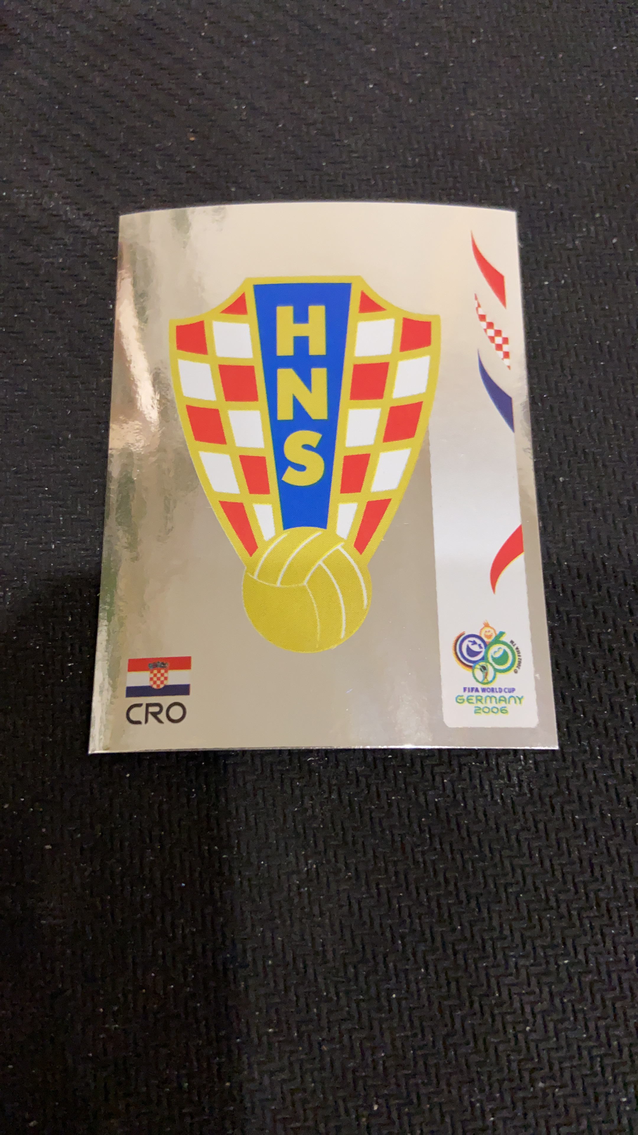 2006 Panini 世界杯 贴纸 【不累计】 克罗地亚 队徽 编号 398 凑套