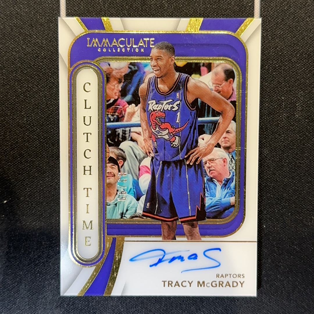 2023-24 Panini Immaculate Tracy McGrady 麦迪 猛龙 IMM系列 clutch time 关键时刻 33 ...