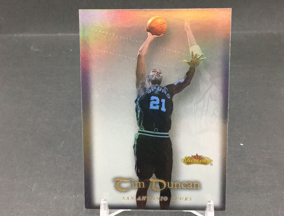 【DC拍卖】11.21 FLEER SHOWCASE 高端系列 实卡美如画 名人堂名宿 NBA历史第一大前锋 石佛 蒂姆 邓肯(微瑕)