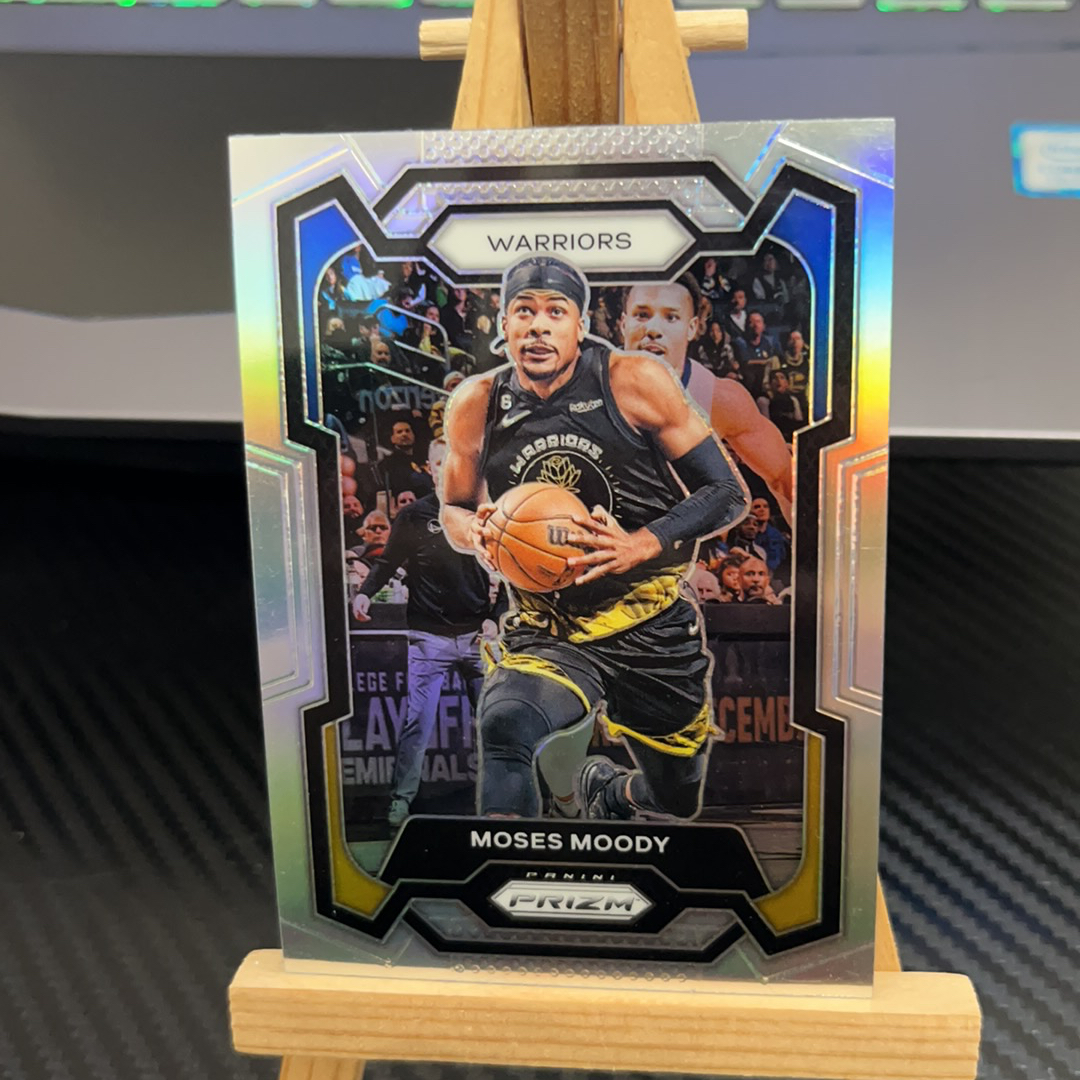 2023-24 Panini Prizm Moses Moody 摩西 穆迪 勇士 银折 折射 prizm系列 pz 卡品如图 凑图必备 值得收藏!免费代卖!