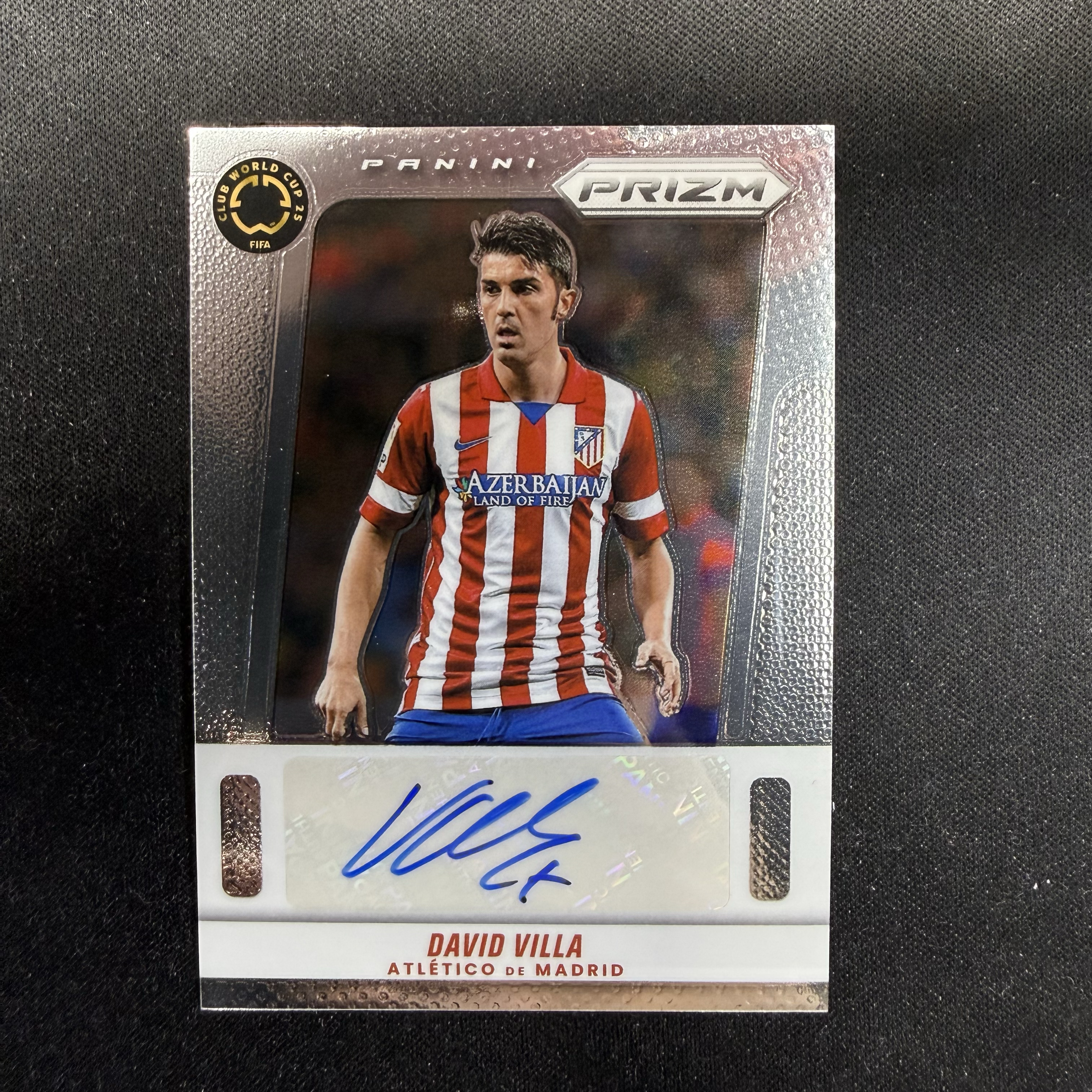 2025 Panini Prizm David Villa 【SC拍卖】pz 世俱杯 比利亚 马竞 马德里竞技 签字 收藏必备(david徐)