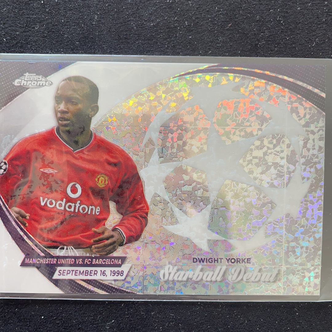 【小11代卖】2024 Topps Chrome Dwight Yorke 欧冠 TC 曼联 德怀特 约克 欧冠首秀特卡 卡品如图 寄付不累计