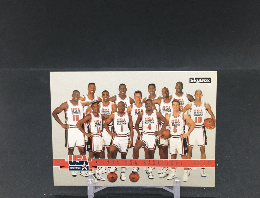 【DC拍卖】11.16 JJ SKYBOX USA BASKETBALL 梦之队系列 稀有全家福特卡 经典老特 实卡美如画 奥尼尔&雷吉 米勒&莫宁&威尔金斯&杜马斯领军 梦二队(微瑕)