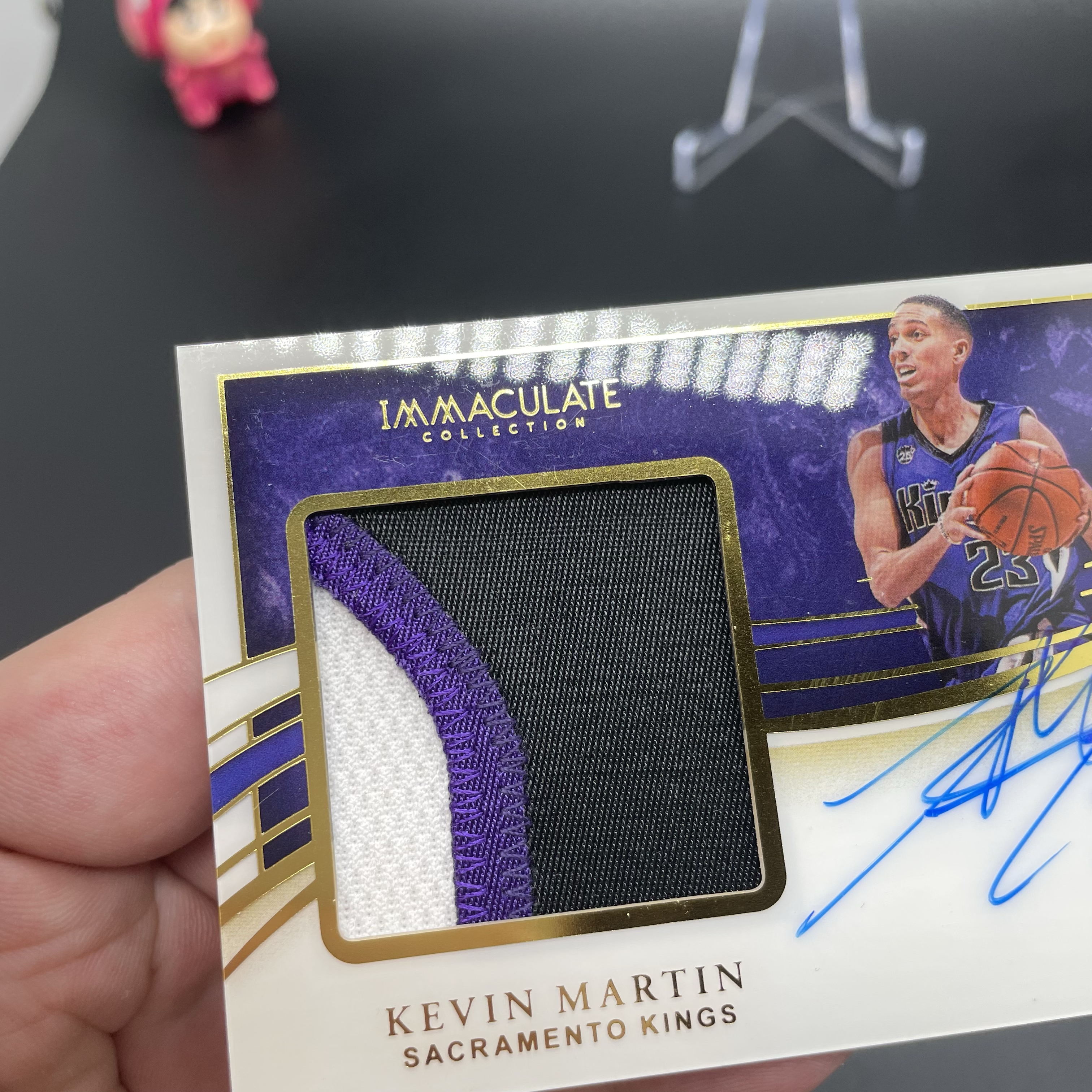 2019-20 Panini Immaculate Kevin Martin 【无界代卖】国王 凯文 马丁 19/50编 PPA 镜面PA 签字 卡签 暴力三色大窗Patch 品墨如图 不累计 Zz
