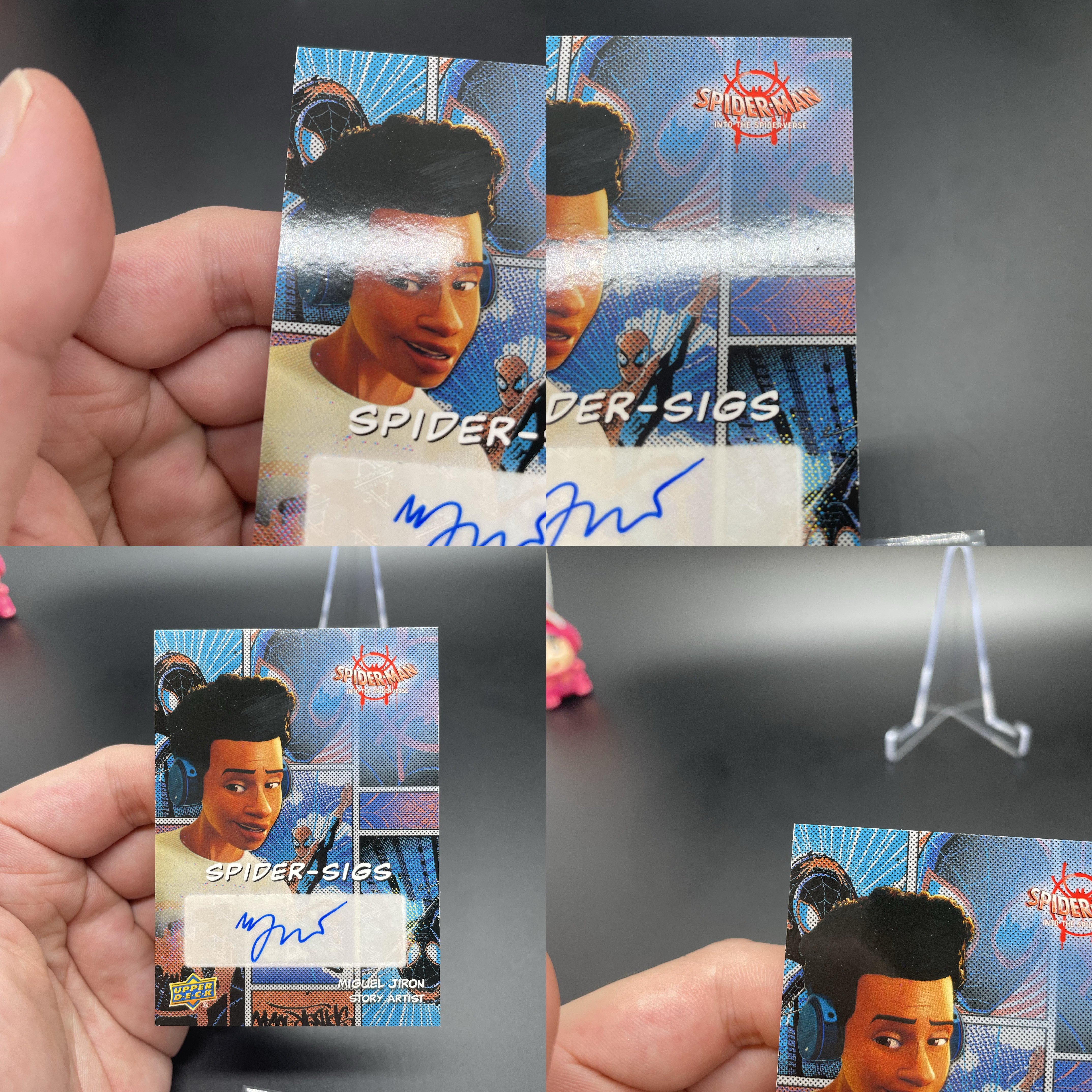 2018 Upper Deck Marvel Spider-Man Miguel Jiron 【无界代卖】漫威 蜘蛛侠 平行宇宙 米格尔 希龙 彼得 帕克 画师 艺术家 签字 品墨如图 不累计 wy