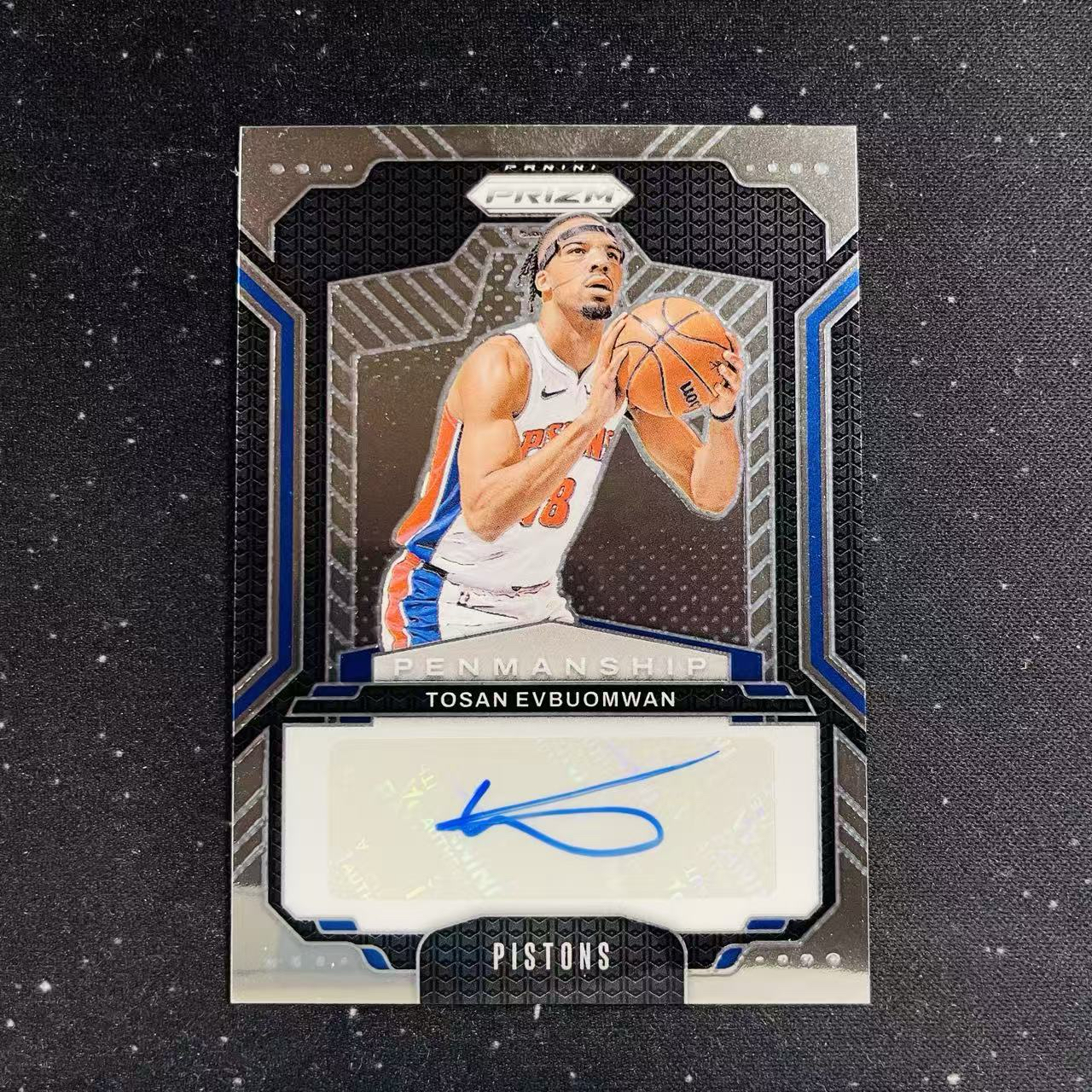 2024-25 Panini Prizm TOSAN EVBUOMWAN 活塞 托桑 厄沃马 签字 微痕 洛北拍卖 HY燕子3319