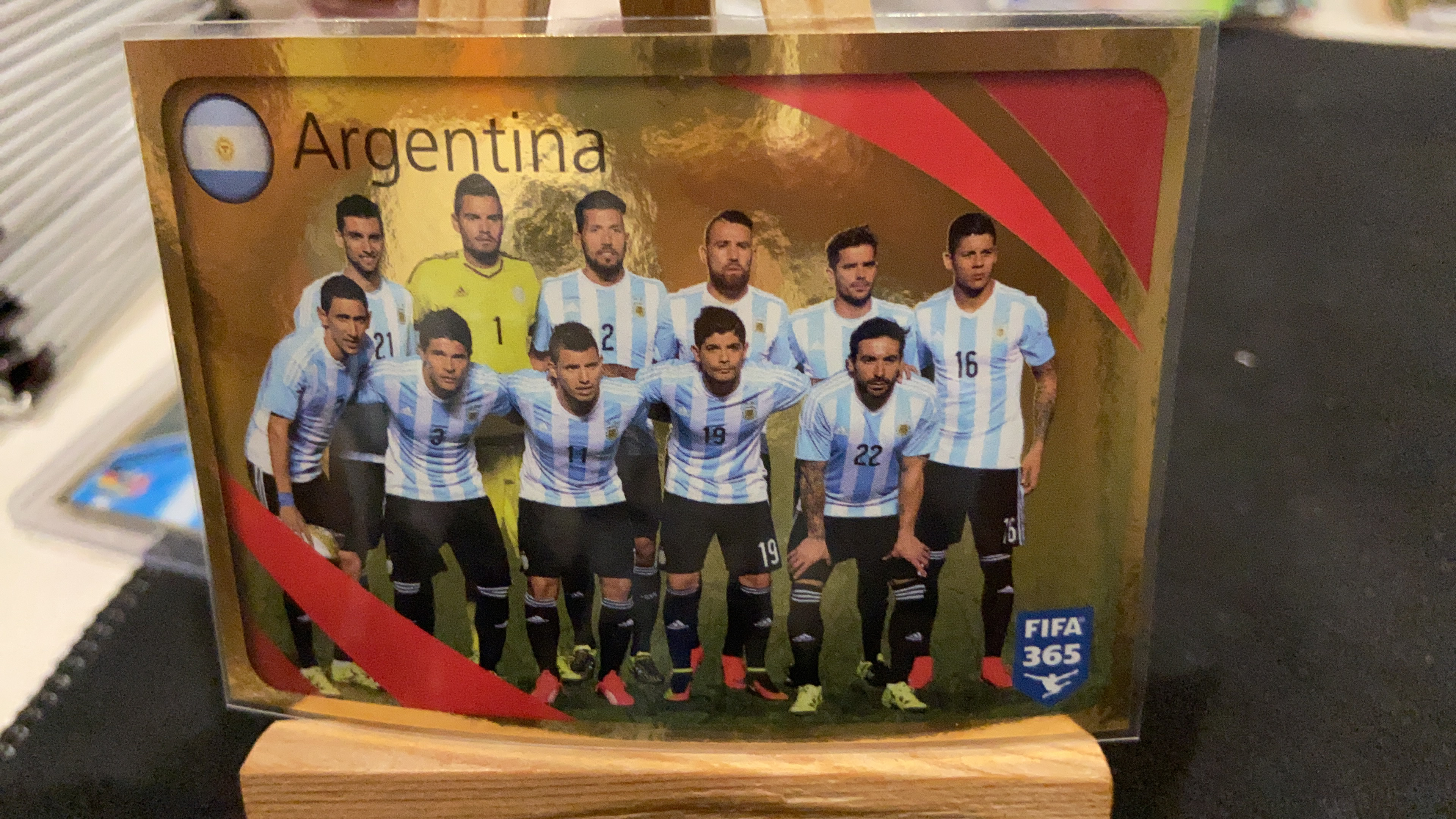 2020 Panini FIFA 365 贴纸 【不累计】 阿根廷 首发 迪马利亚 阿圭罗 罗霍 凑套 不保卡品