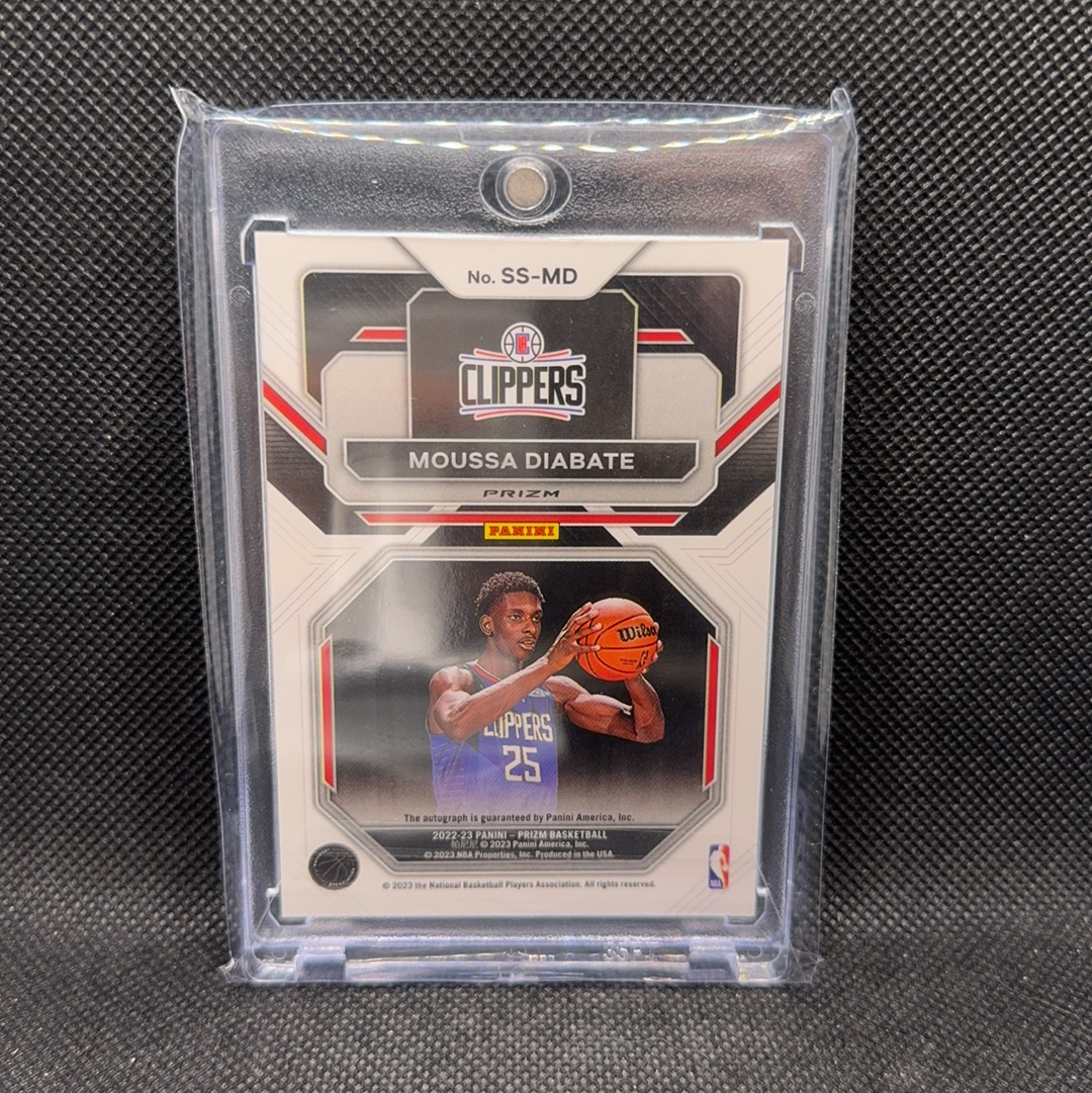 【Roseee代卖】2022-23 Panini Prizm Moussa Diabate RC 快船 穆萨 迪亚巴特 新秀 RC 签字 贴签 jeff