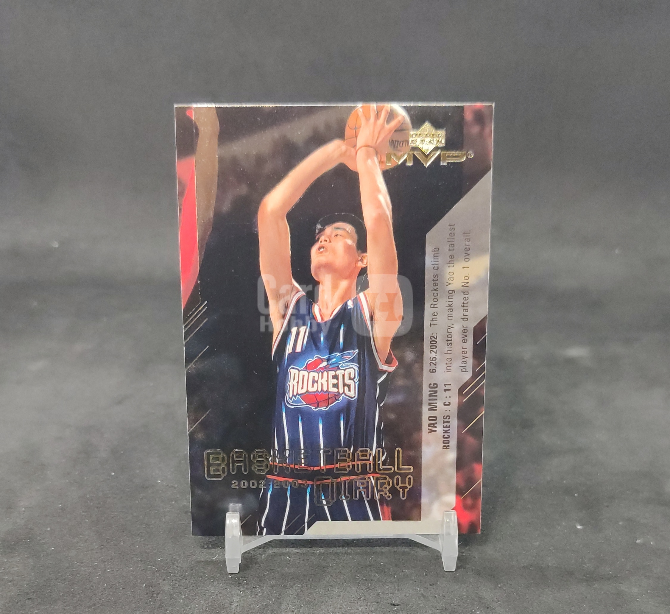 【DC拍卖】7.14 2002-03 Upper Deck MVP 姚明 Yao Ming Basketball Diary #BD1 火箭 新秀赛季特卡
