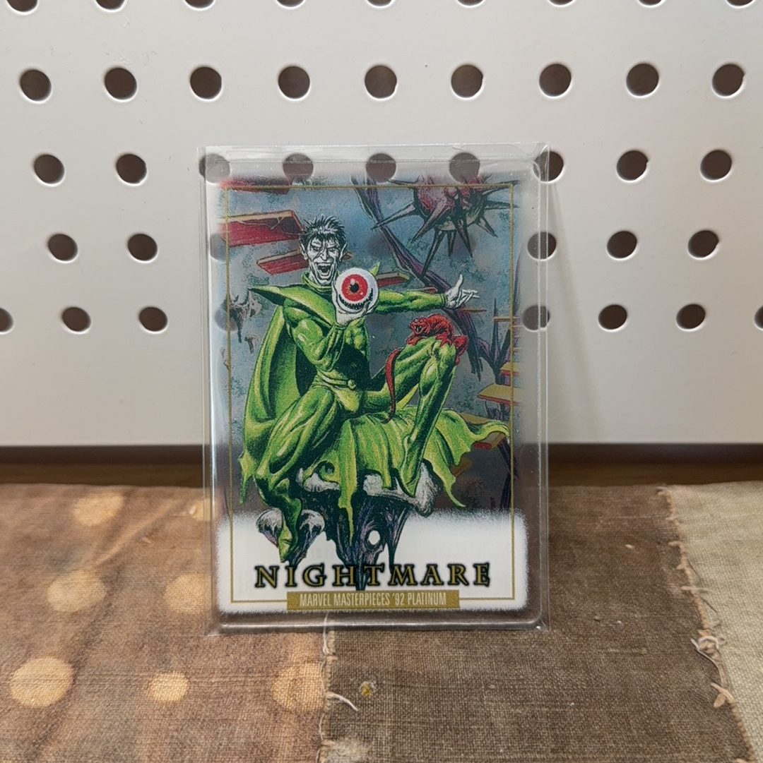 2024 SkyBox Marvel (MCU) 漫威 masterpieces 92 Platinum 92 白金 大师复刻 玻璃板 箱配 梦魇 Nightmare