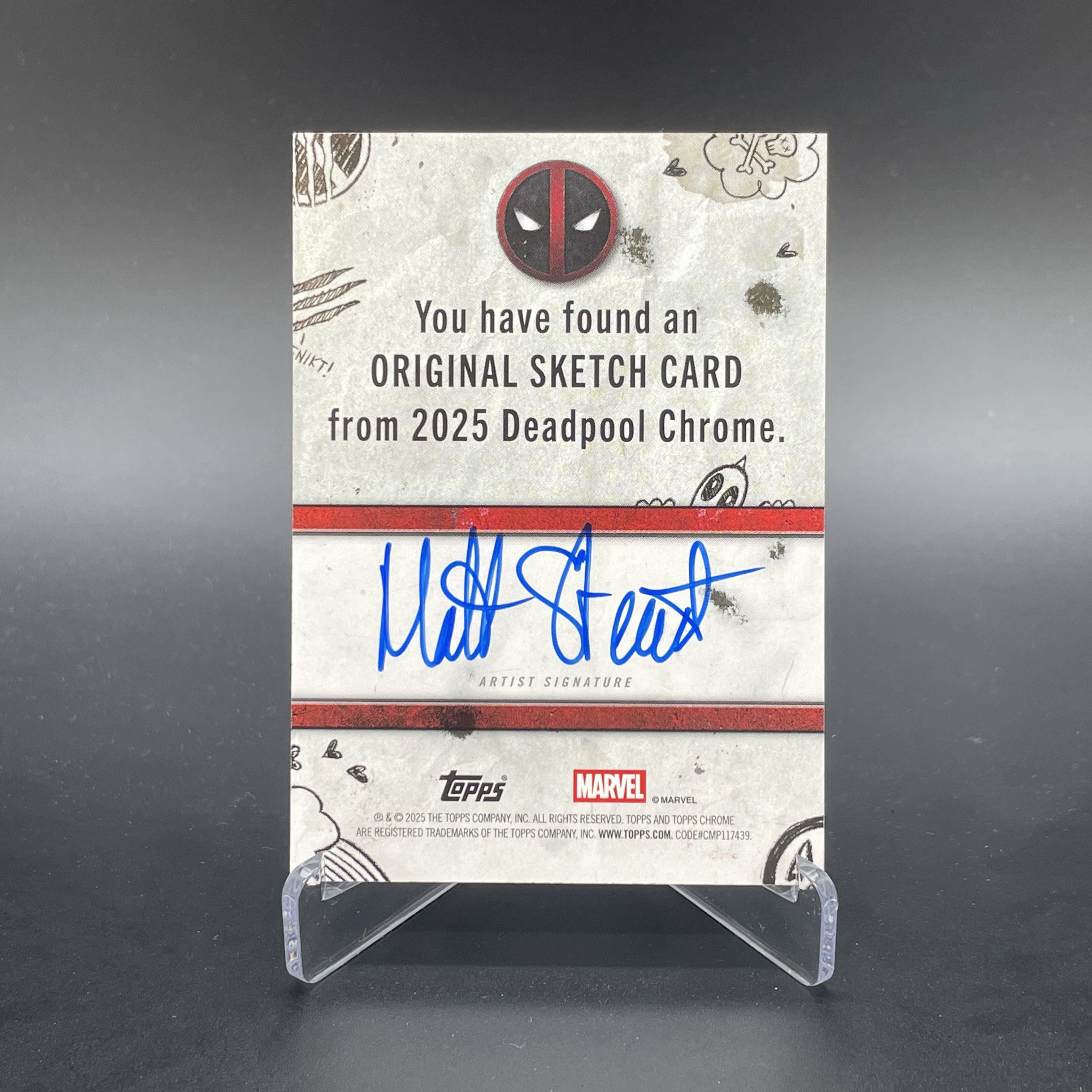 2025 Topps Chrome Human Torch 【无界代卖】Marvel 漫威 Deadpool 死侍与金刚狼 霹雳火 火人 1/1编 手绘 全球一张 画师签字 品如图 不累计 wy
