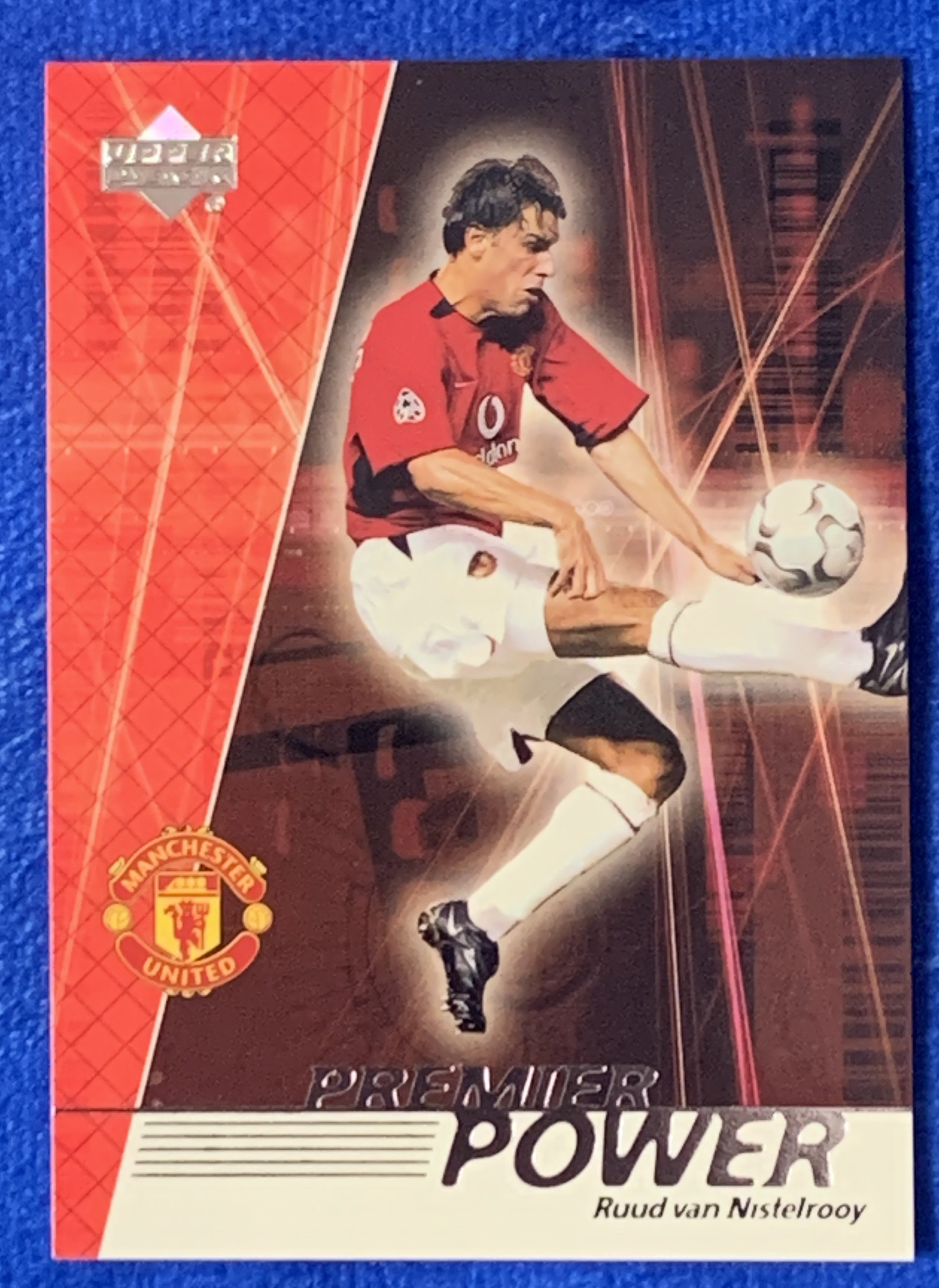 2002 Upper Deck Manchester United Ruud van Nistelrooy 亚德英超力量特卡 曼联 范尼斯特鲁伊 英超西甲金靴 荷兰Holland 不保卡品ebay有价