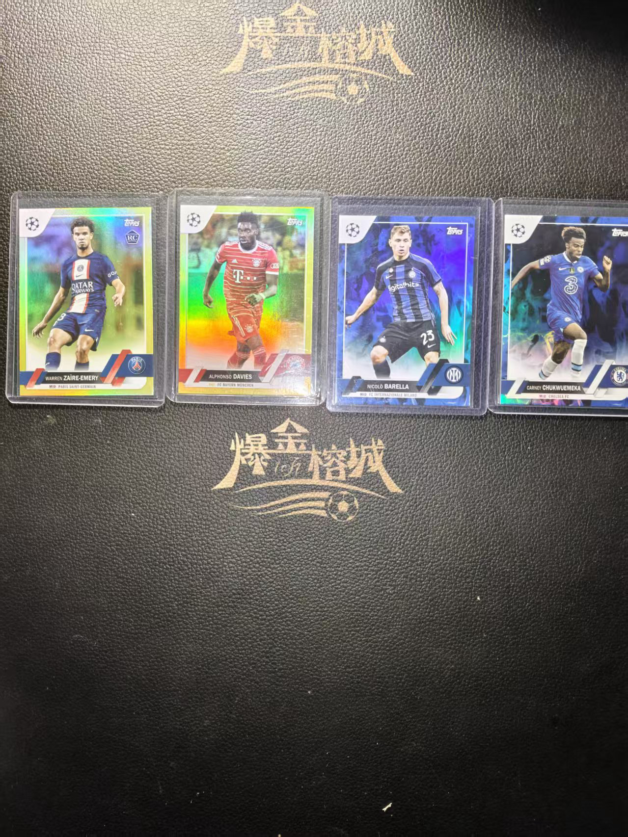 2024-25 Topps UEFA Champions League Aymeric Ahmed RC 埃梅里 阿方索 巴雷拉 楚科吴梅卡 299 125编 卡品如图 微瑕 包包