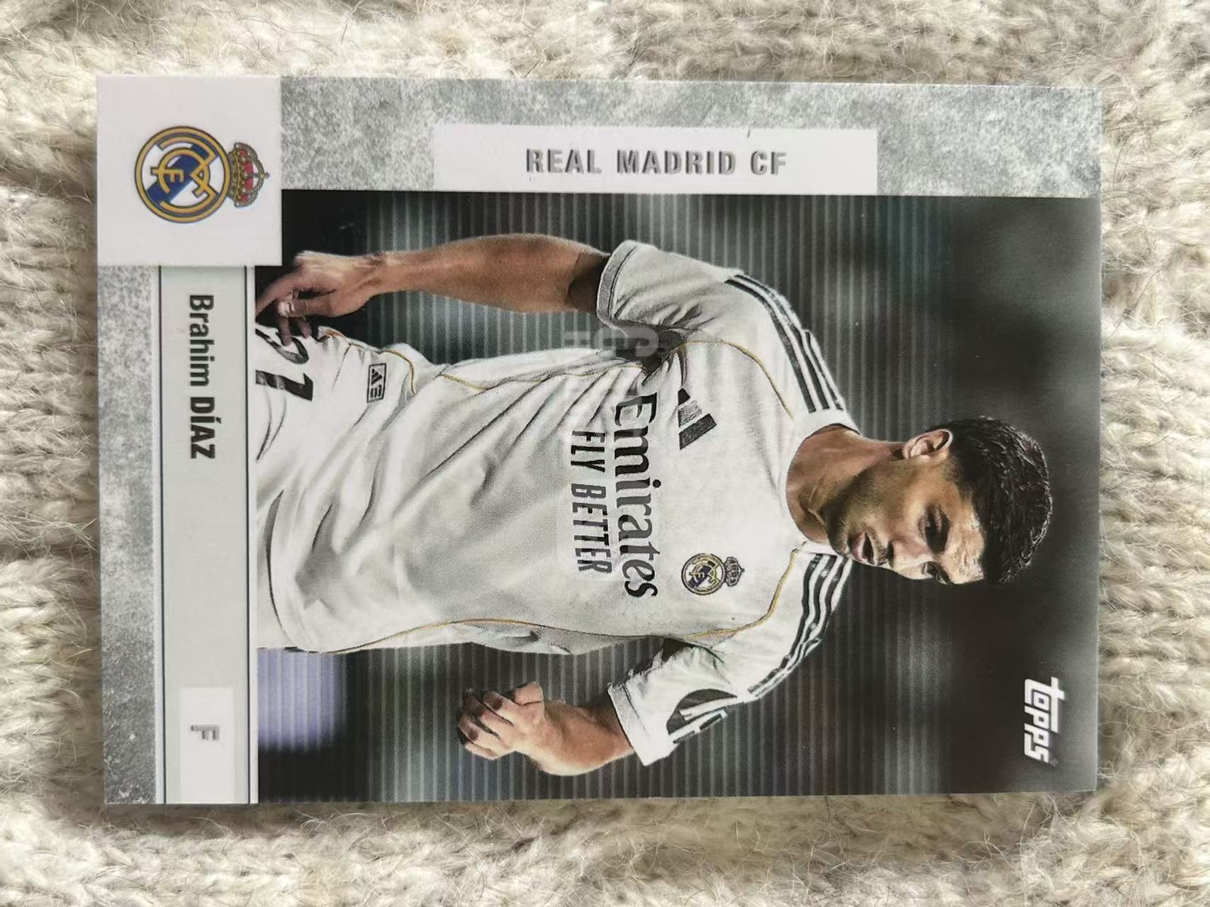 2024 Topps UGG Brahim Díaz 布拉欣・迪亚斯 - 皇马前场攻击手,技术细腻,内切终结能力出色,轮换尖刀,随队斩获多项冠军,凑套必备