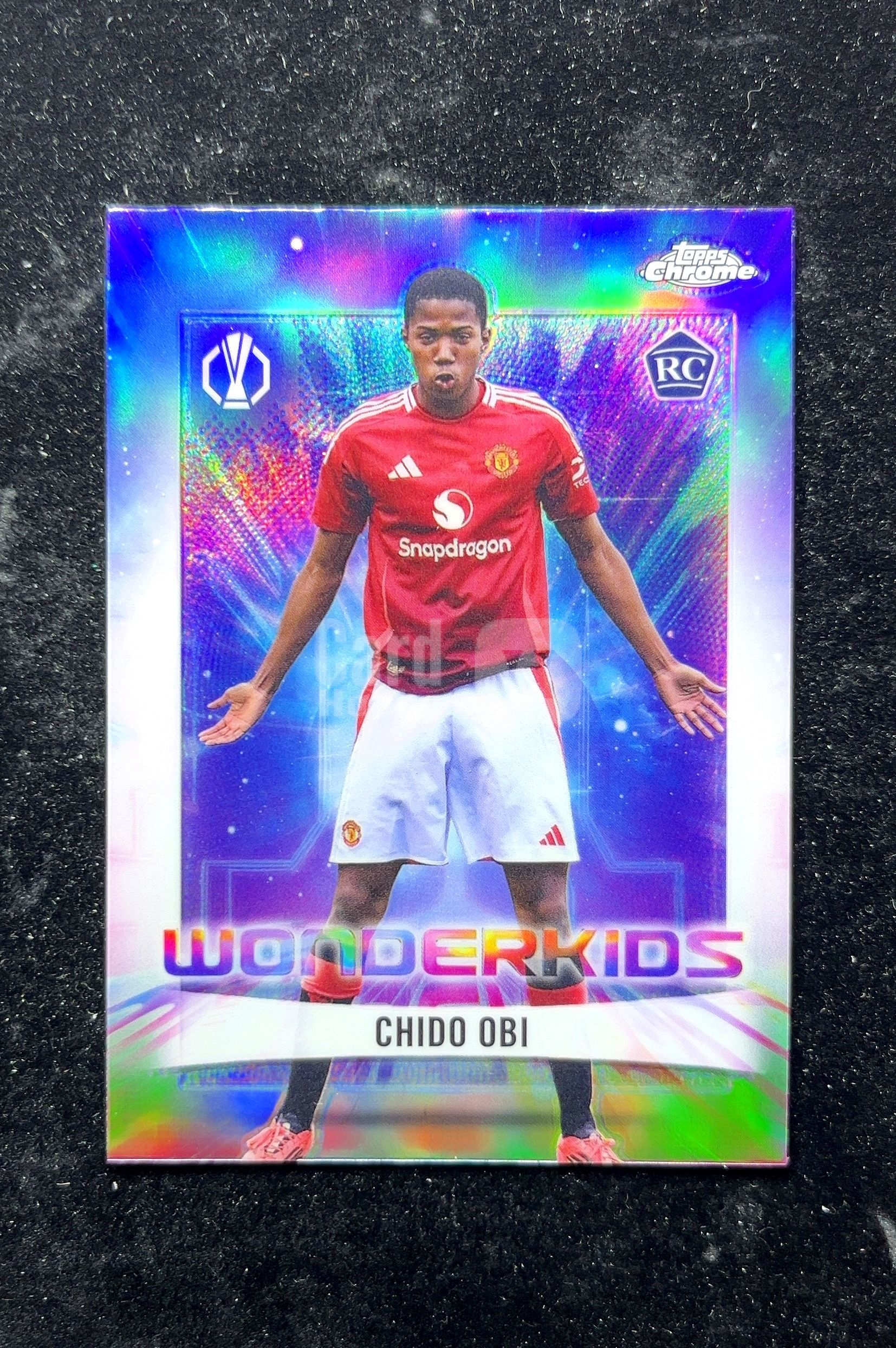 【小白1%代卖】2025 Topps Chrome Wonderkids神奇小妖特卡 Chido Obi 奇多·奥比 紫折 折射 新秀 RC 卡品如图 高价值 #WK-3 0629