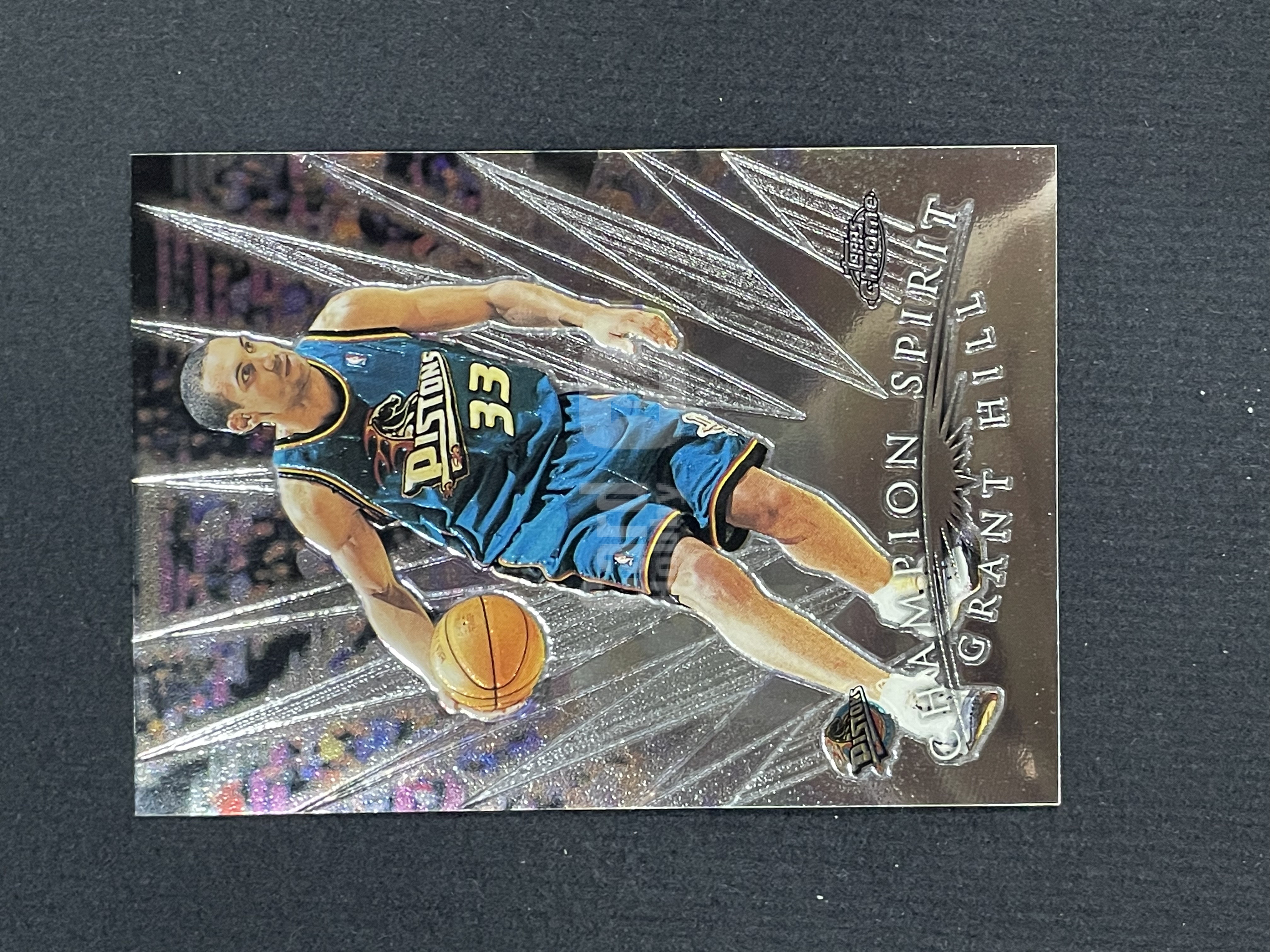 1999 Topps Chrome Grant Hill 【未定义潮】格兰特 希尔 TOPPS 冠军精神 特卡 大比例 活塞 收藏必备 卡品如图
