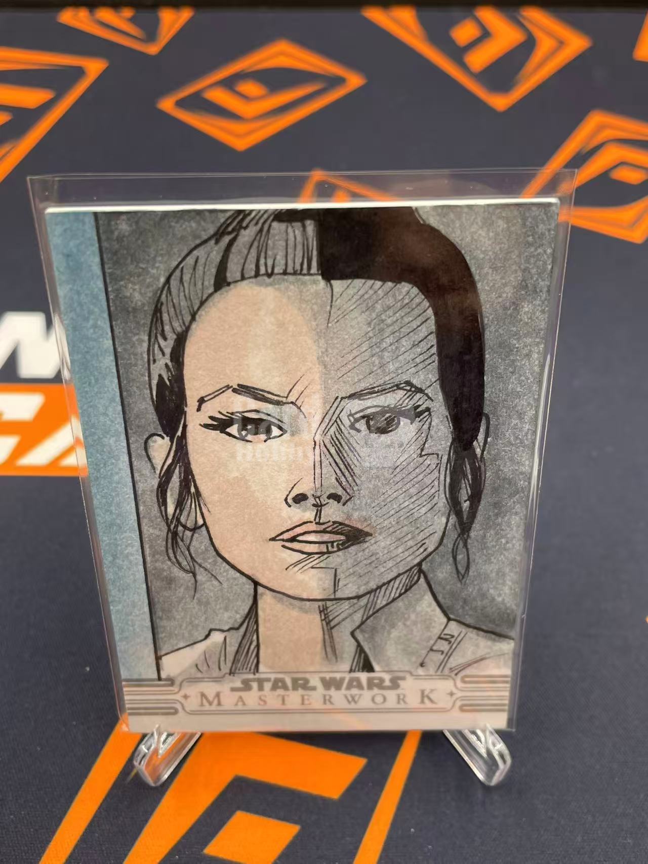 2026 Star Wars Topps 星球大战 Masterwork 大师杰作 手绘卡 Sketch 【缇缇代拍】 1/1编 蕾伊 Rey 画师 Isiah Xavier Bradley 天空城