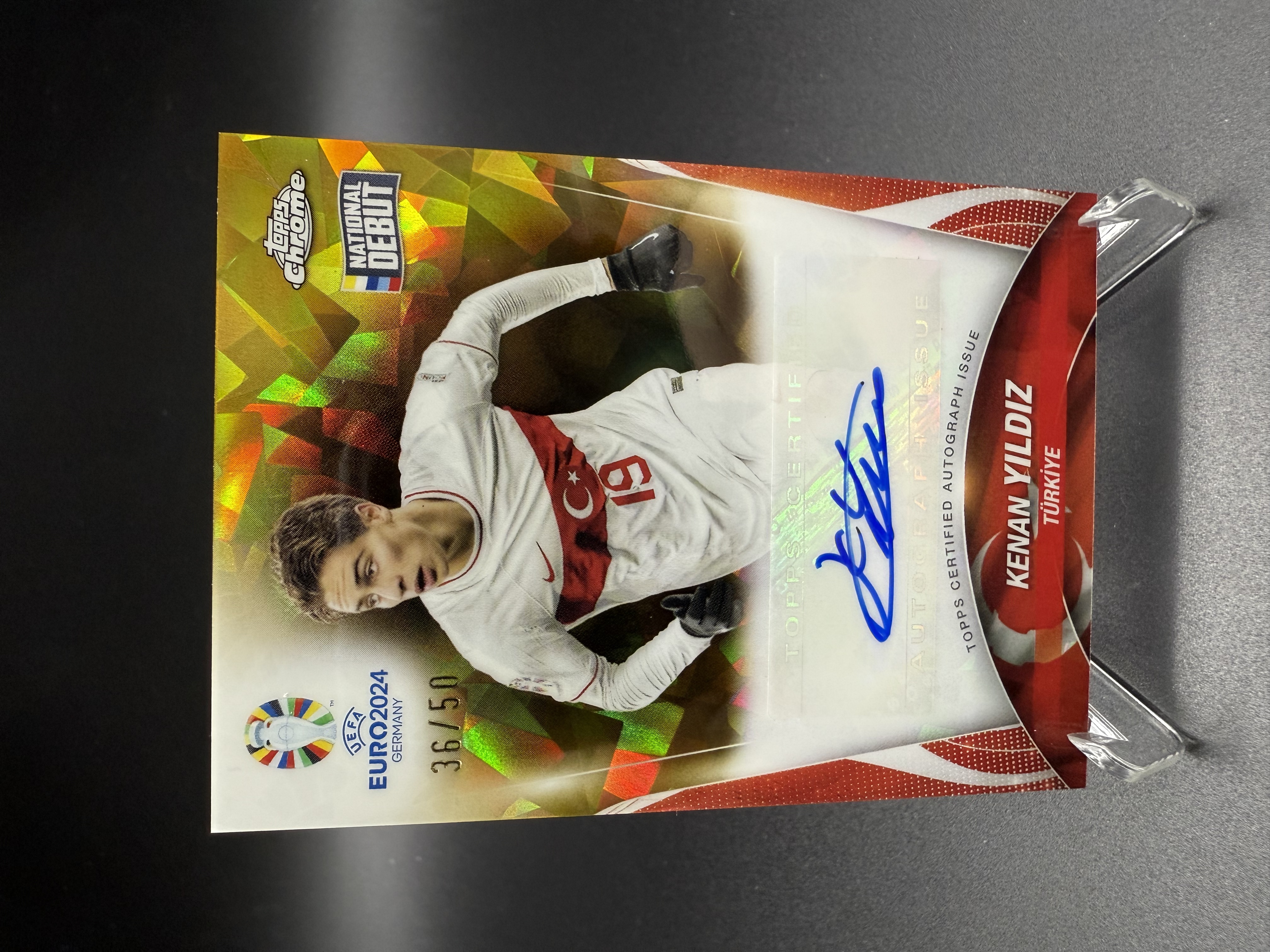 ケナン ユルディズ 直筆サインカード yildiz topps ucc 24-25 auto