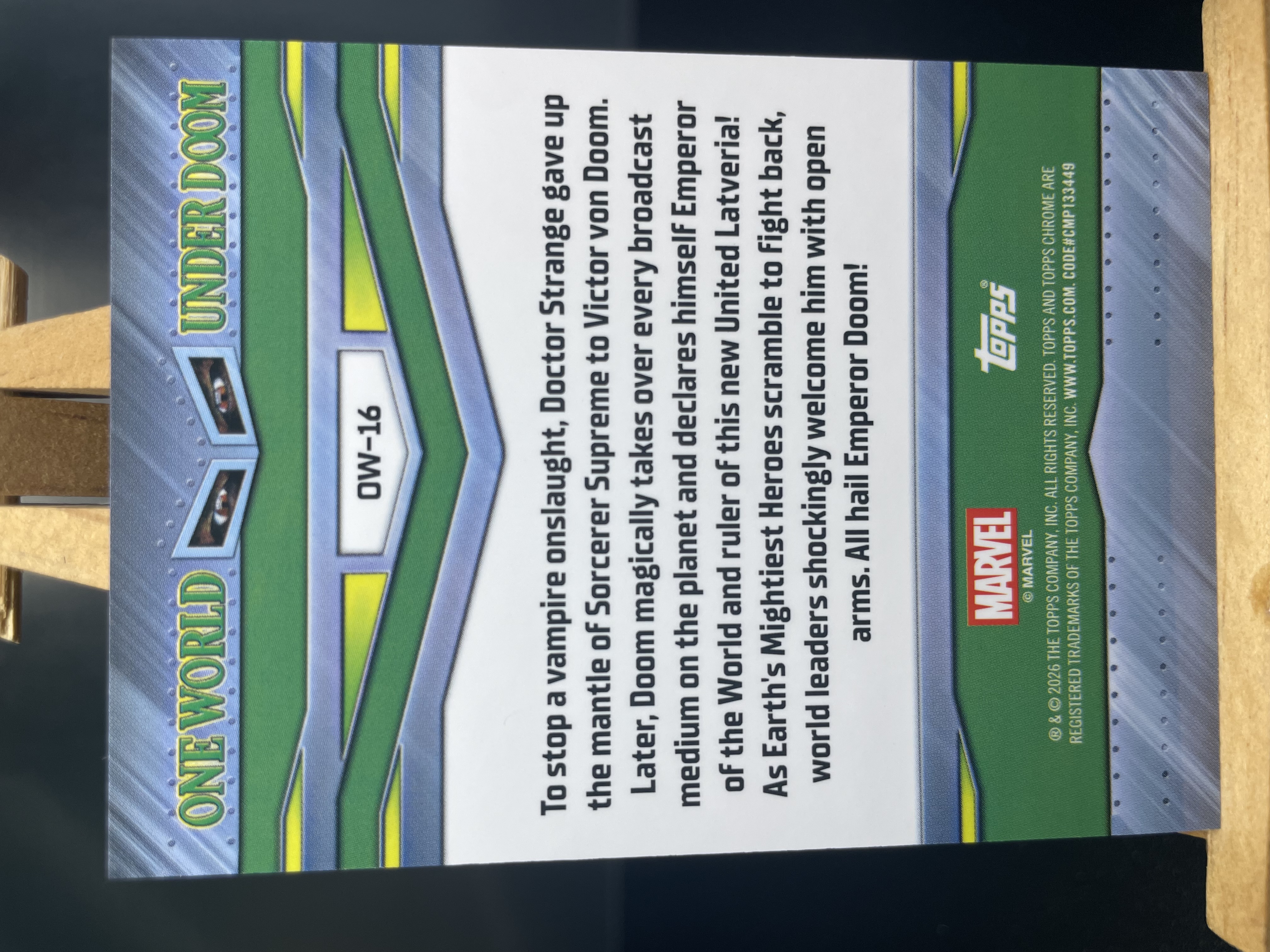 (B6)2026 TOPPS MARVEL 折射 红浩克 压制 毁灭博士 实卡好看 收藏凑套必备 卡品如图 !!!