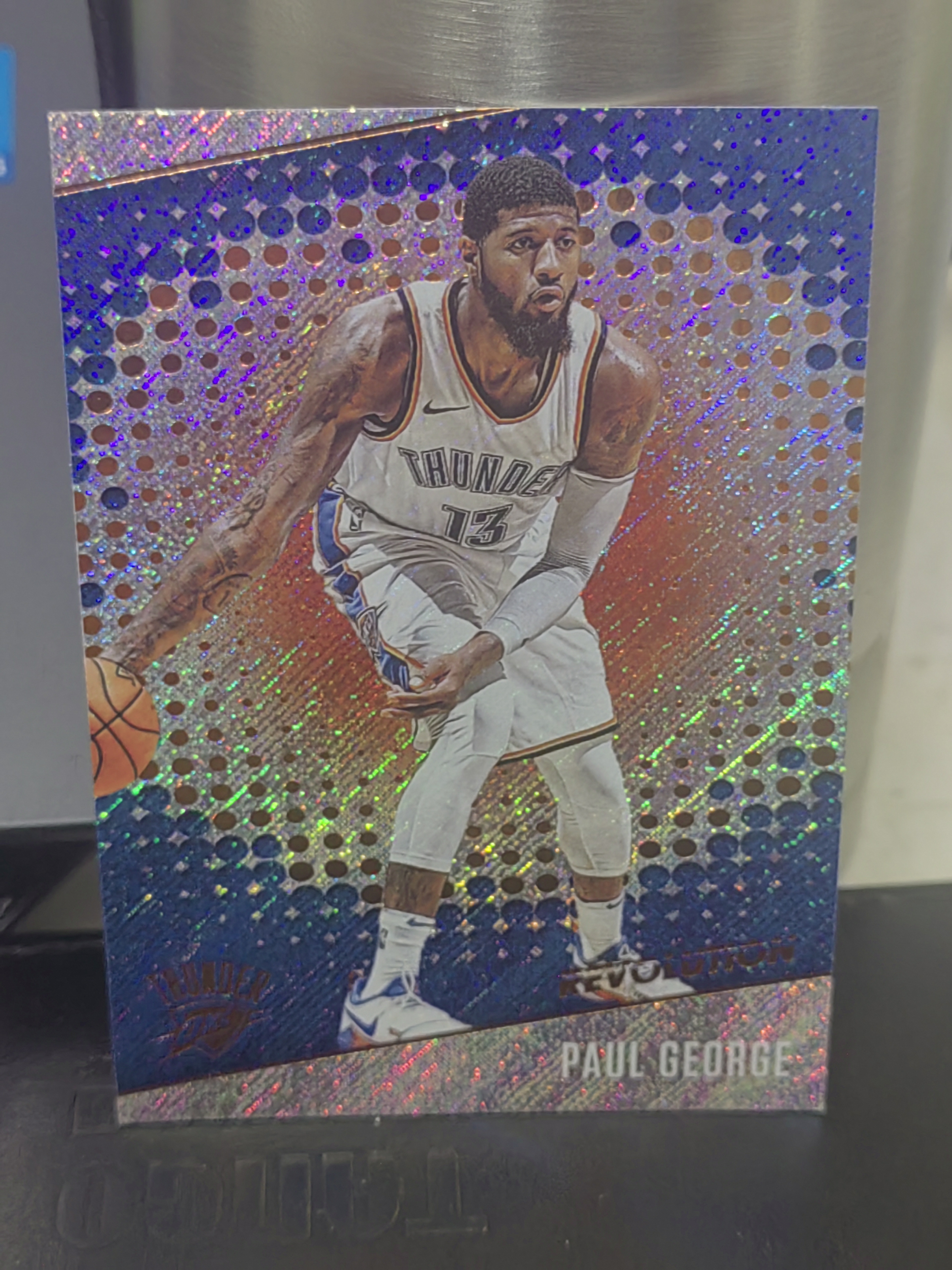2017 Panini Revolution Paul George 革命 保罗 乔治 雷霆 篮 白边白角 不保卡品 卡品如图