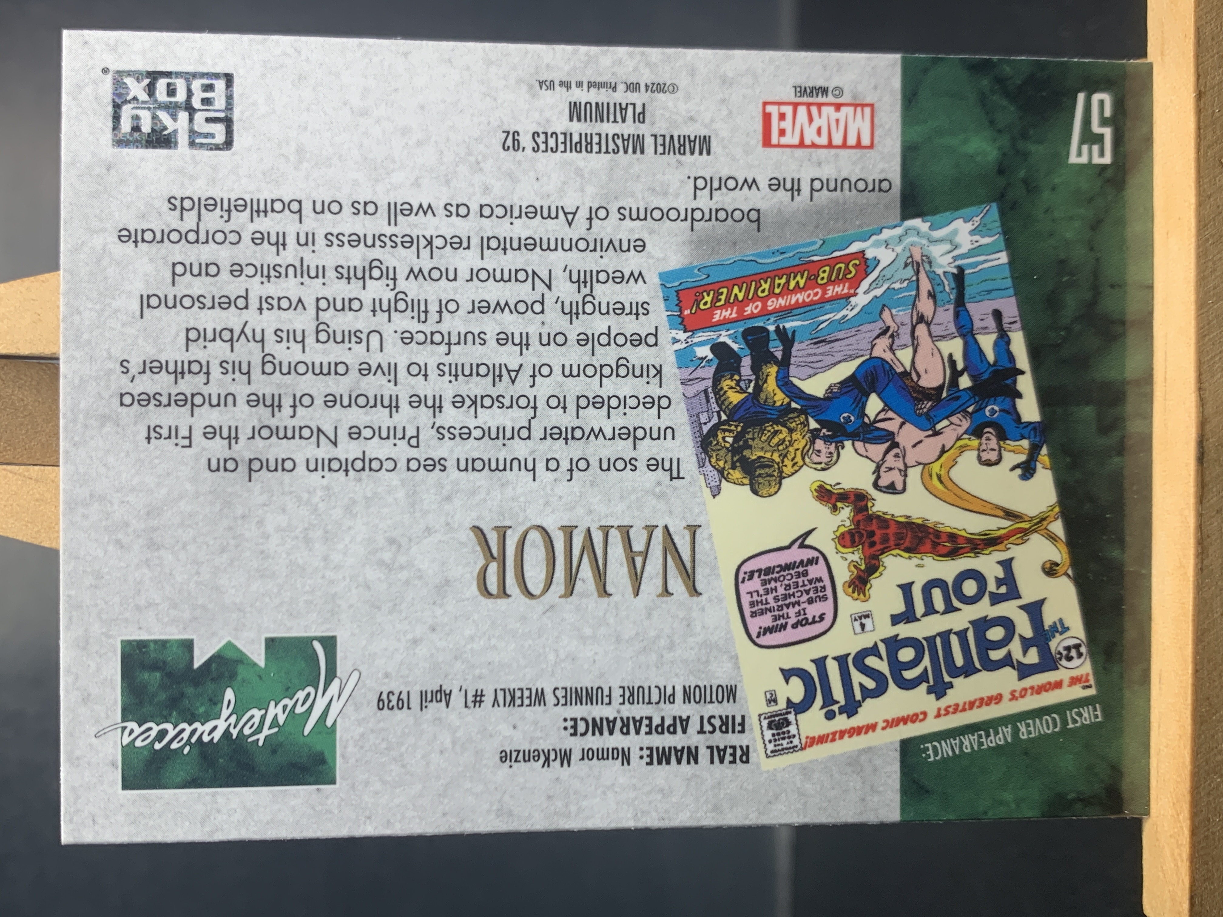 (C2)2024 SKY BOX Marvel 漫威 BASE 纳摩 实卡好看 收藏凑套必备 卡品如图!!!