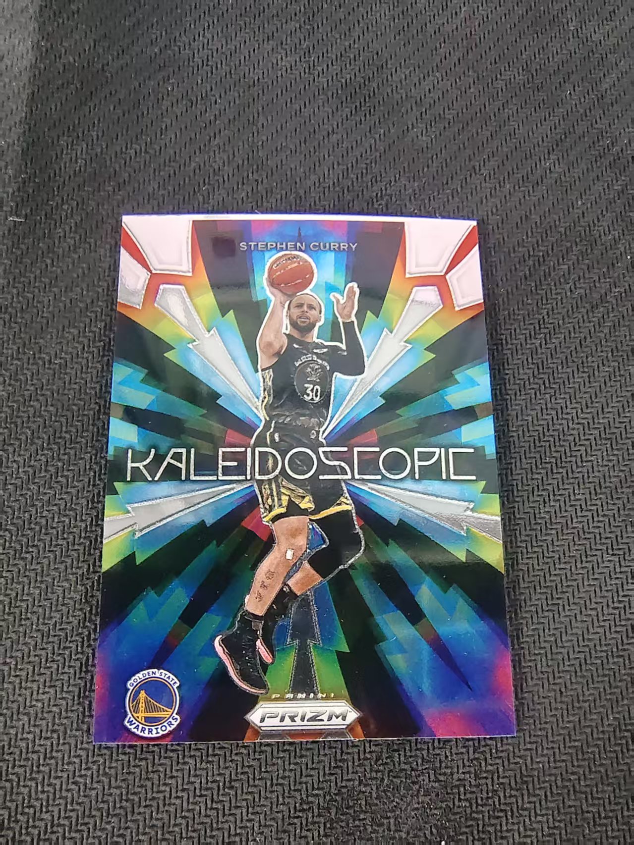 【可合并,不累计】2023-24 Panini Prizm Stephen Curry 勇士 斯蒂芬库里 小学生 万花筒特卡 PZ 划痕 边角微瑕 介意勿拍 #21