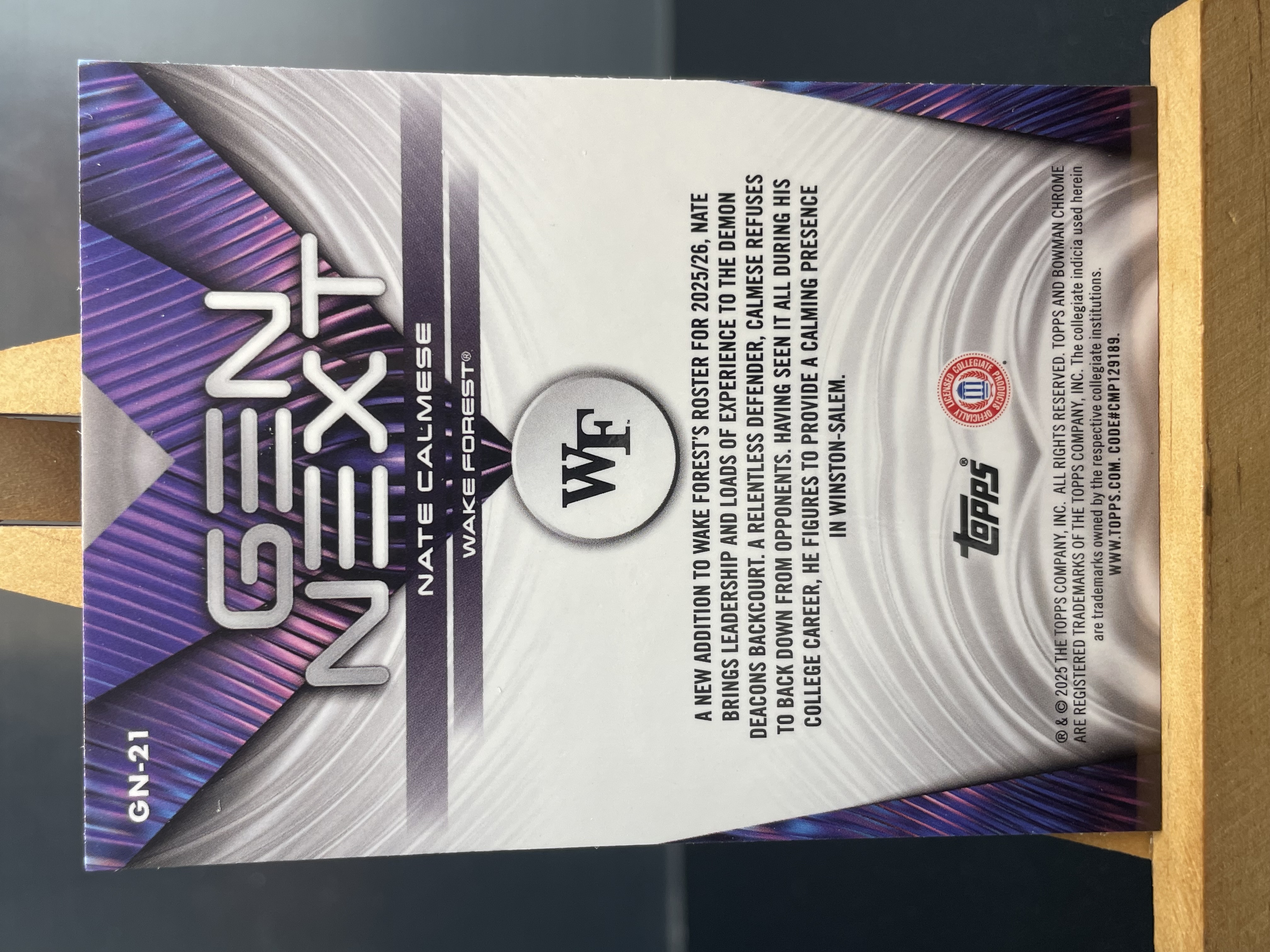 (B4) 2025 TOPPS 特卡 内特 卡尔梅斯 近期大热球星 收藏凑套必备 卡品如图!!!