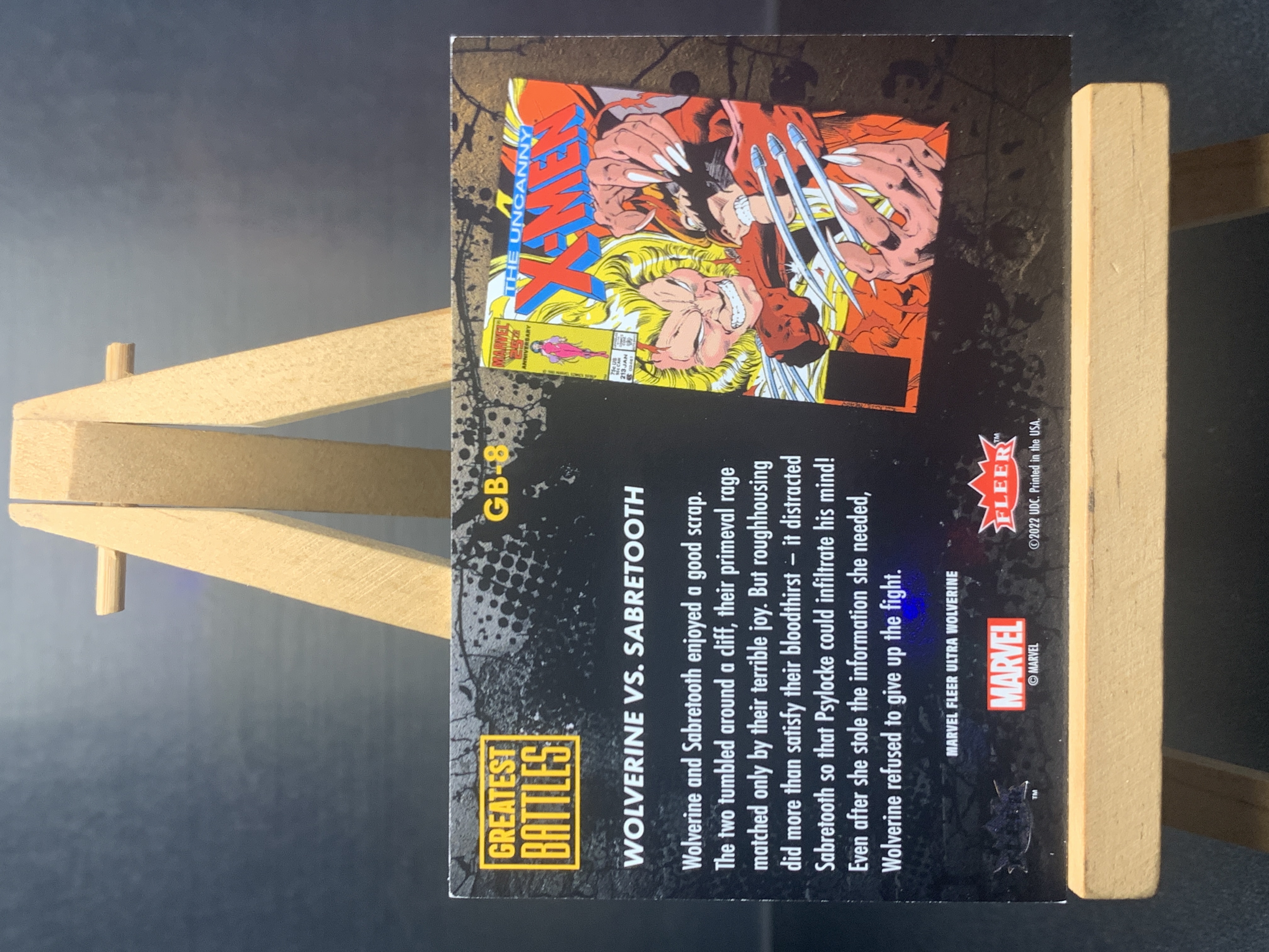 (K5)2022 FLEER MARVEL 漫威 BASE 金刚狼 实卡好看 收藏凑套必备 卡品如图 !!!