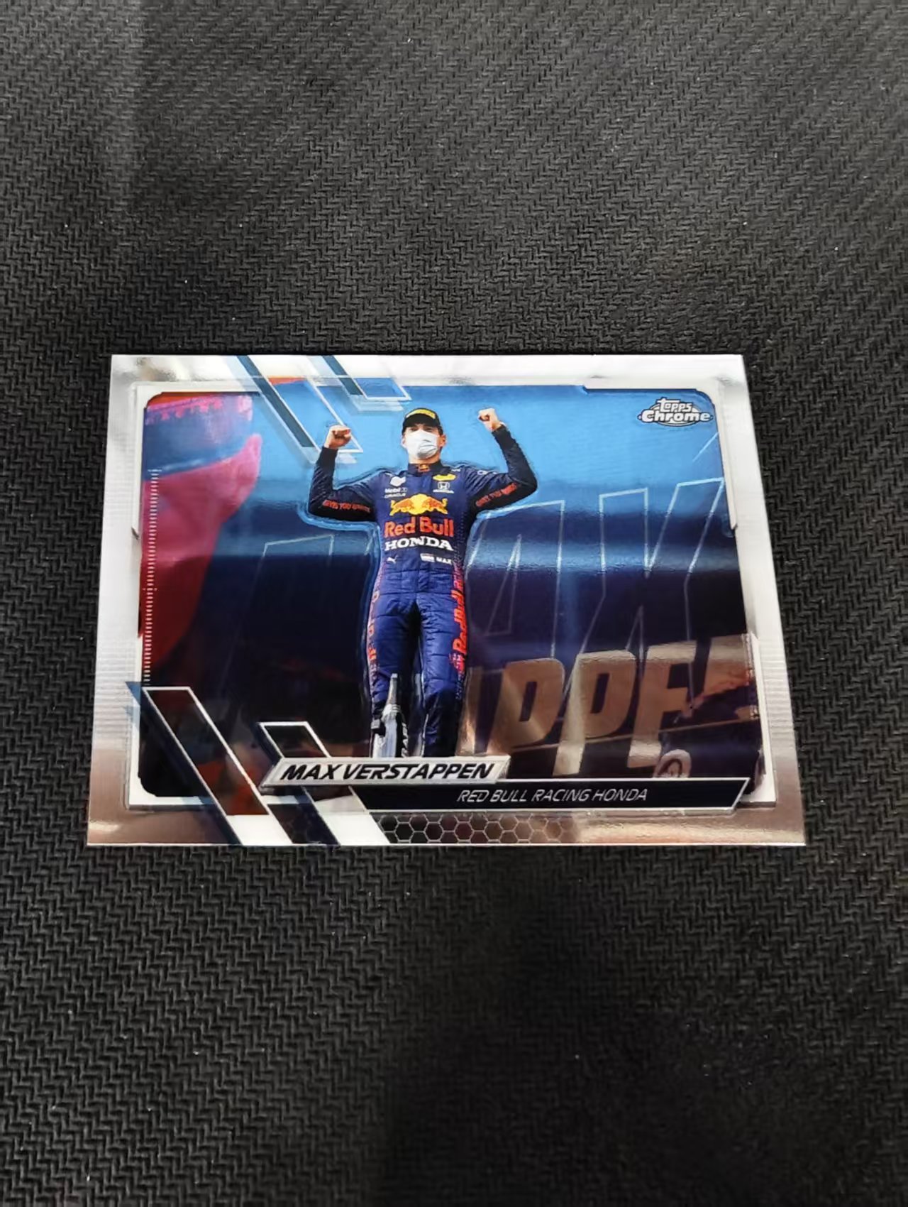 【可合并,不累计】2021 Topps Chrome Max Verstappen F1 维斯塔潘 红牛 划痕 边角瑕疵 #48
