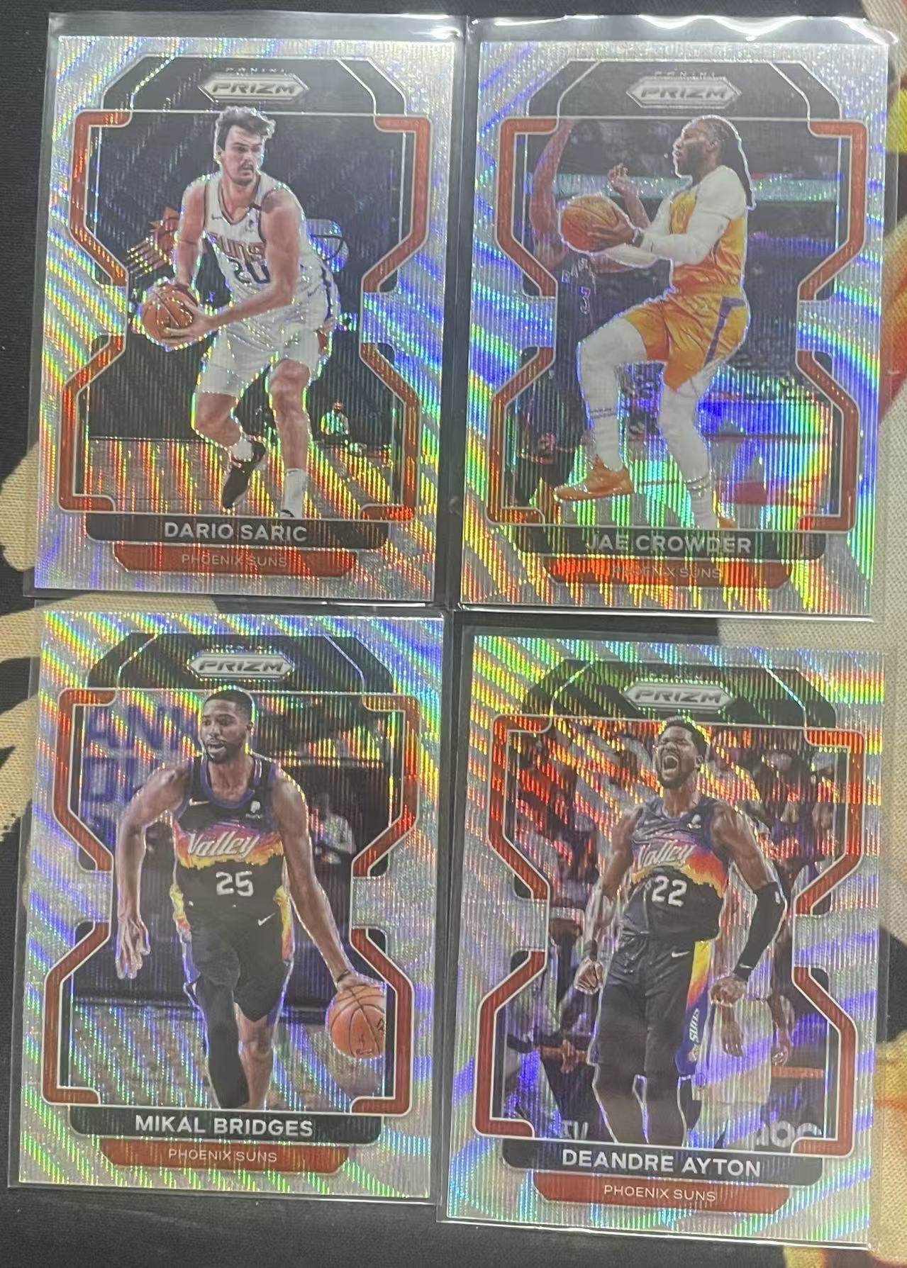 2021-22 Panini Prizm DeAndre Ayton 德安德烈·艾顿 米卡尔·布里奇斯 乔伊·克劳德 达利克·萨里奇 波纹折 打包 折射 pz 值得收藏(猴子卡社)