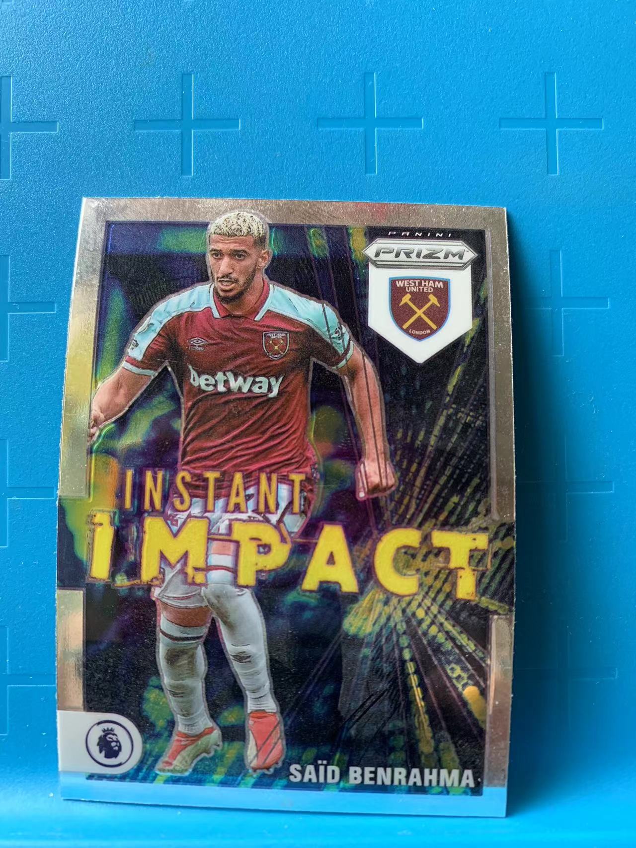 2021-22 Panini Prizm Said Benrahma 英超 PZ 西汉姆联 本拉赫马 INSTANT IMPACT 特卡 卡品如图 X020E