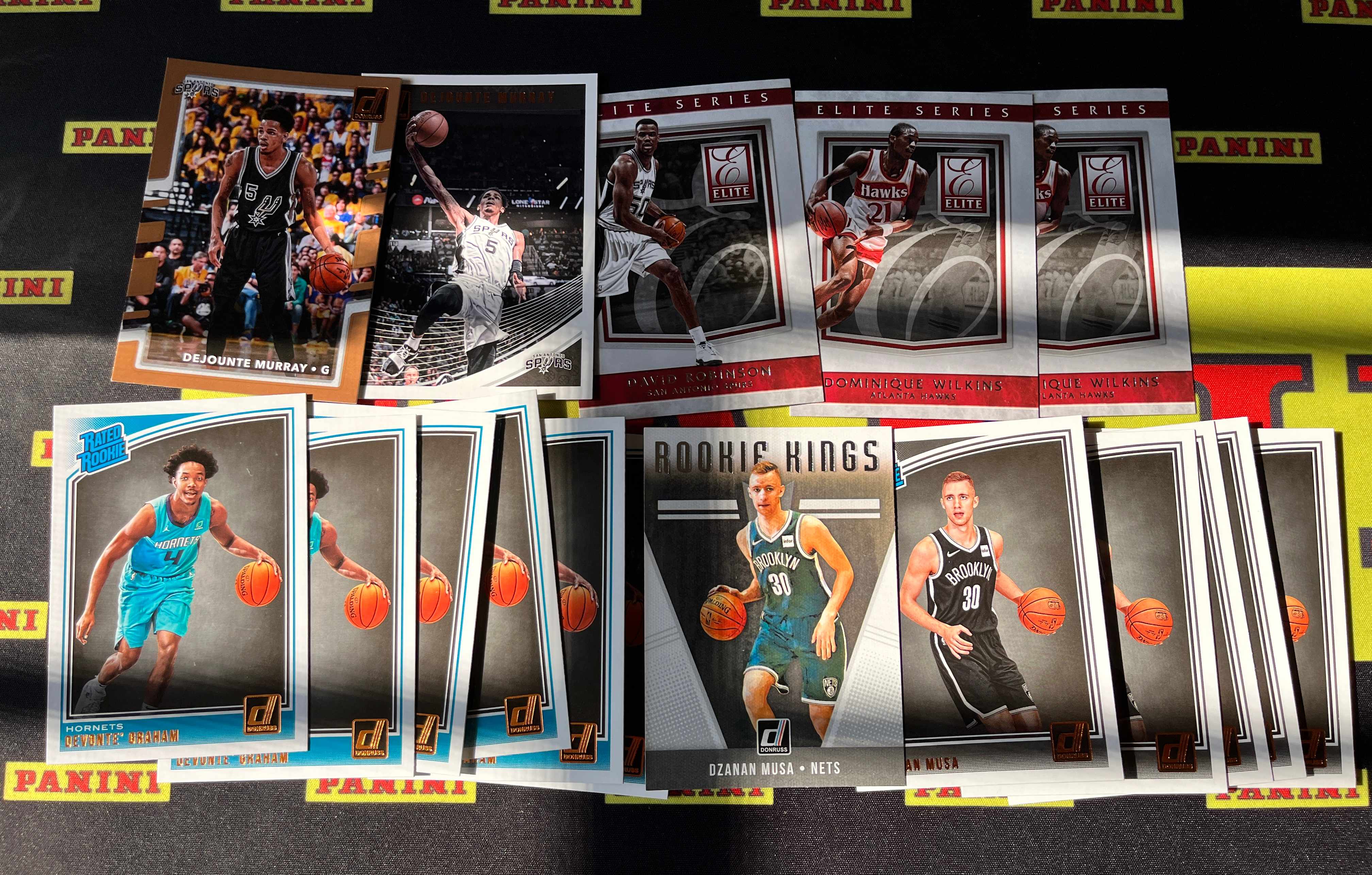 2016-17 Panini prizm LeBron James Donruss 杜蕾斯 普特打包 德章泰穆雷 大卫罗宾逊 多米尼克威尔金斯 穆萨 格兰汉姆