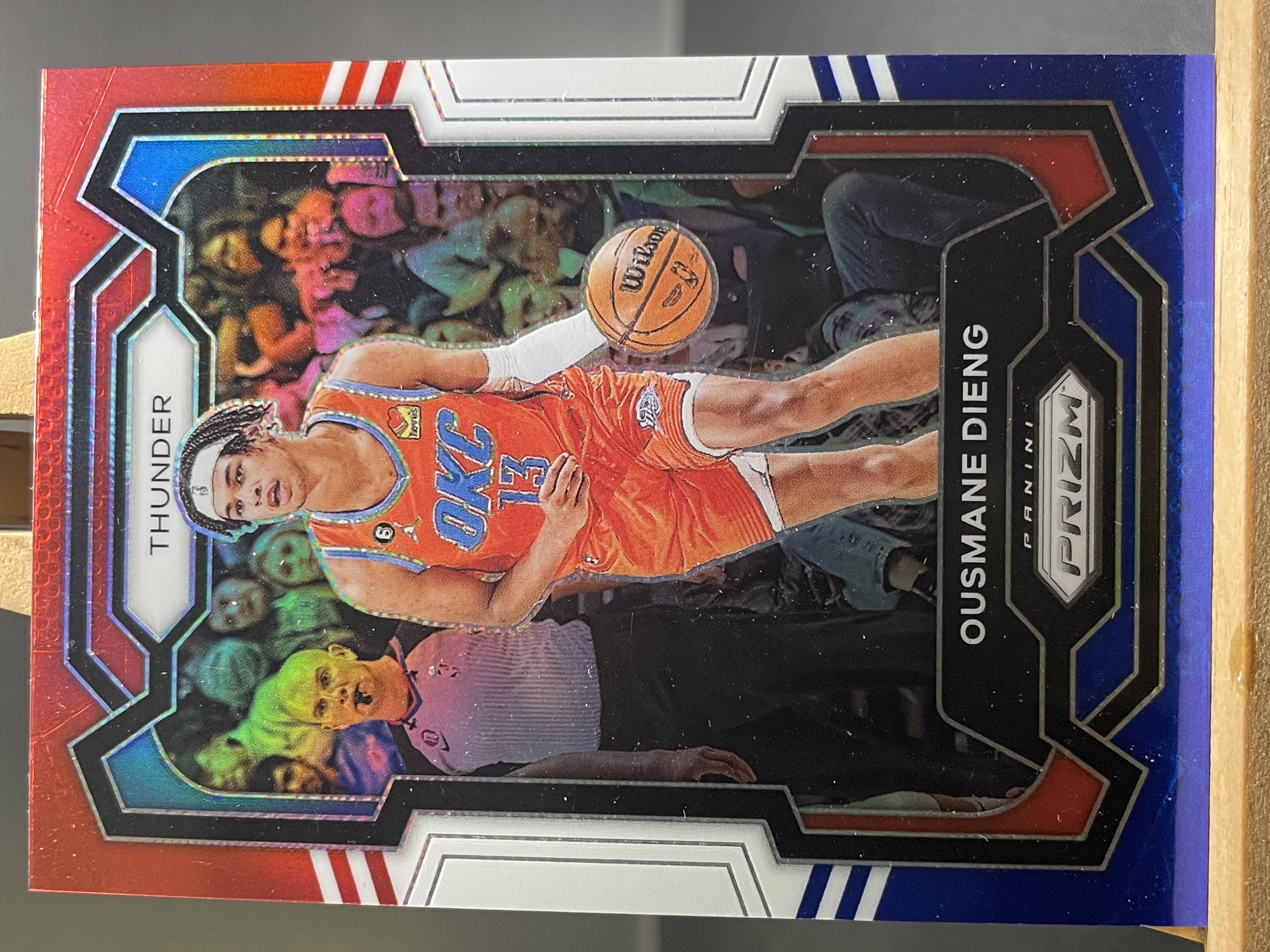 (A2) 2023-24 PANINI PRIZM 三色折 乌斯曼 迪昂 雷霆 实卡好看 收藏凑套必备 卡品如图 !!!